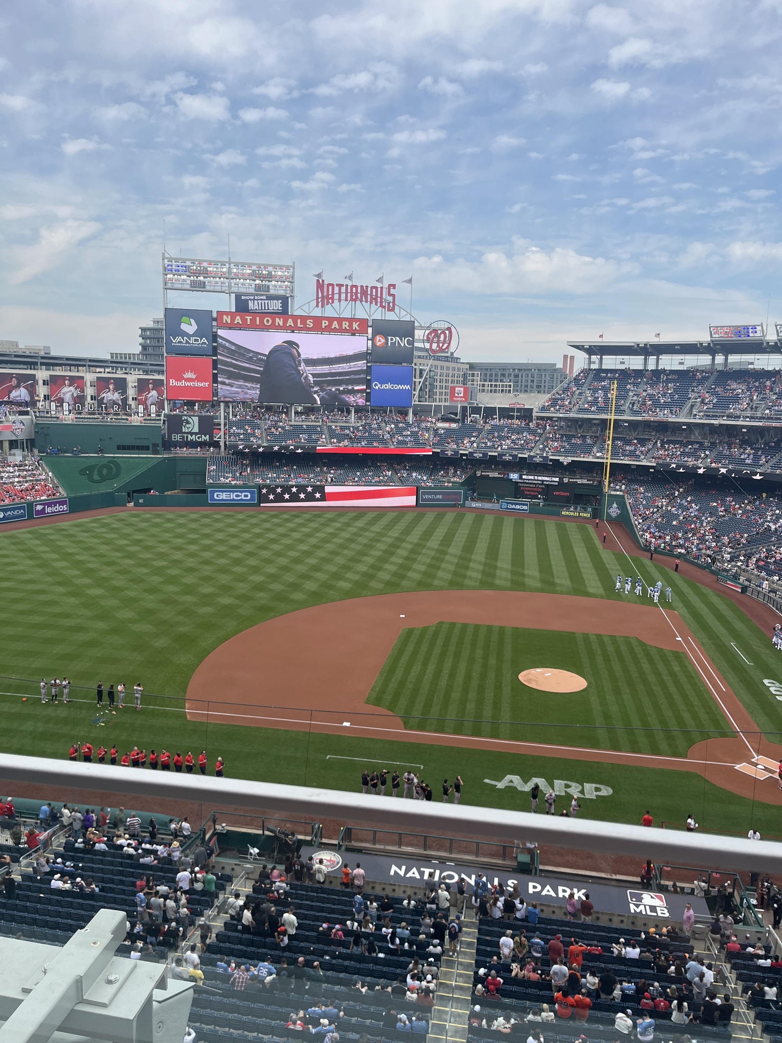 Real Fan View taken from Section 309 at Nationals Park by Christian B