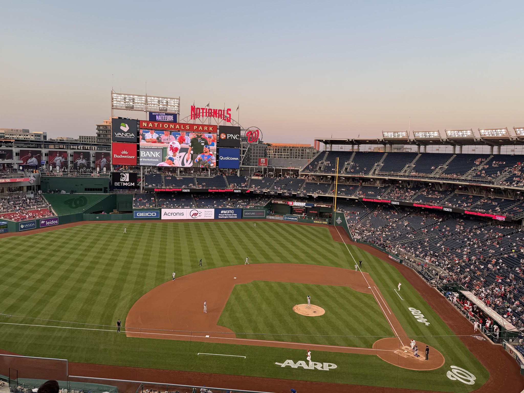 Real Fan View taken from Section 309 at Nationals Park by Cristina K