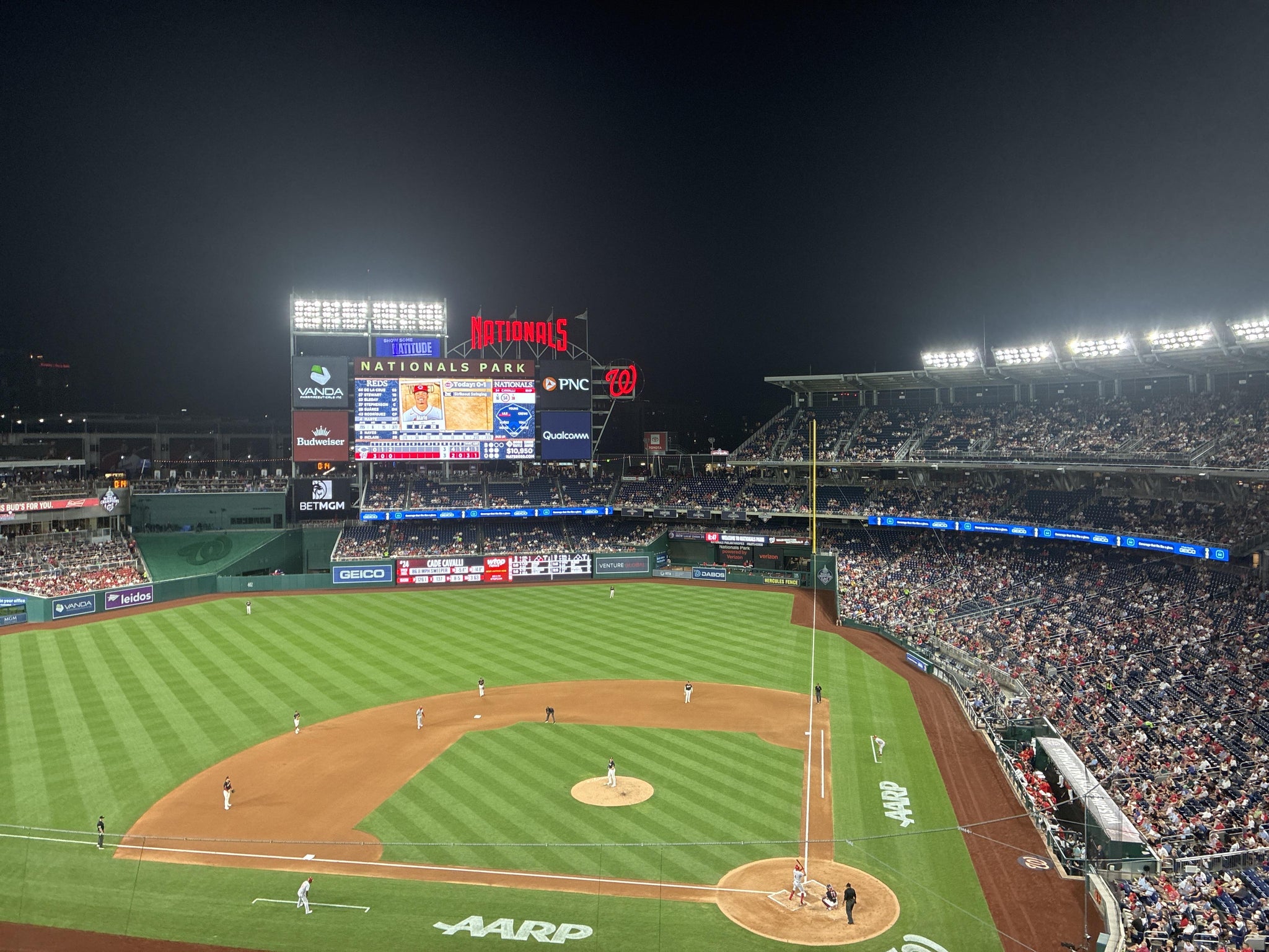 Real Fan View taken from Section 310 at Nationals Park by Henry M