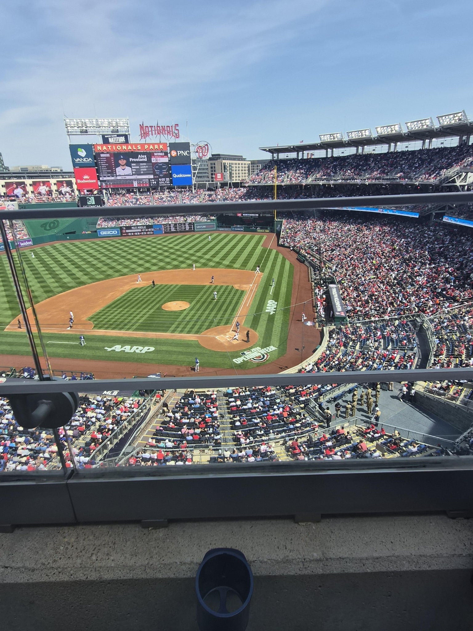 Real Fan View taken from Section 311 at Nationals Park by Anonymous User
