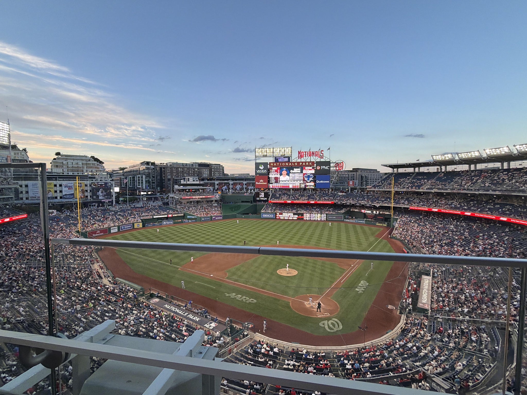 Real Fan View taken from Section 312 at Nationals Park by Anonymous User