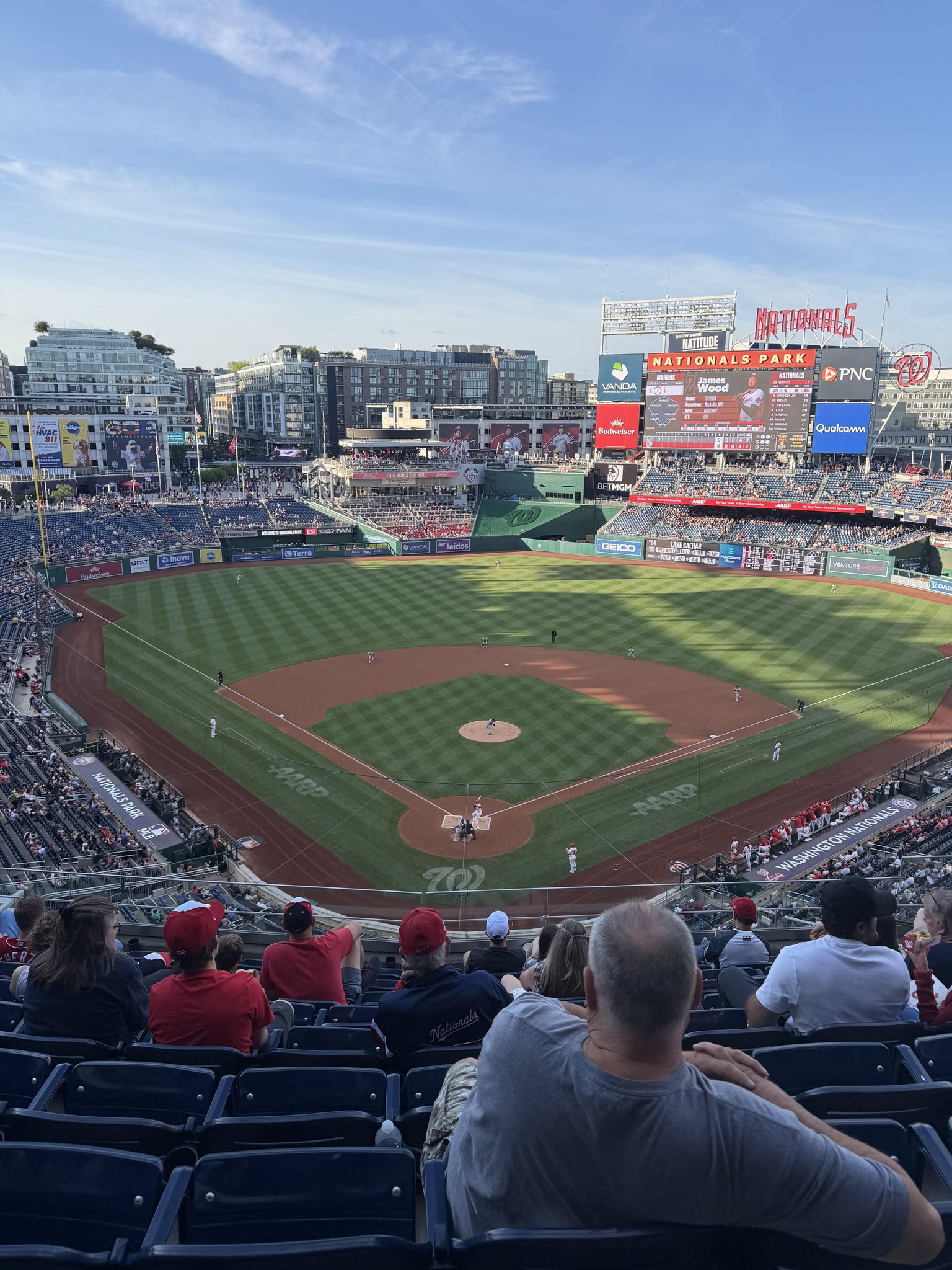 Real Fan View taken from Section 314 at Nationals Park by Sherrie A