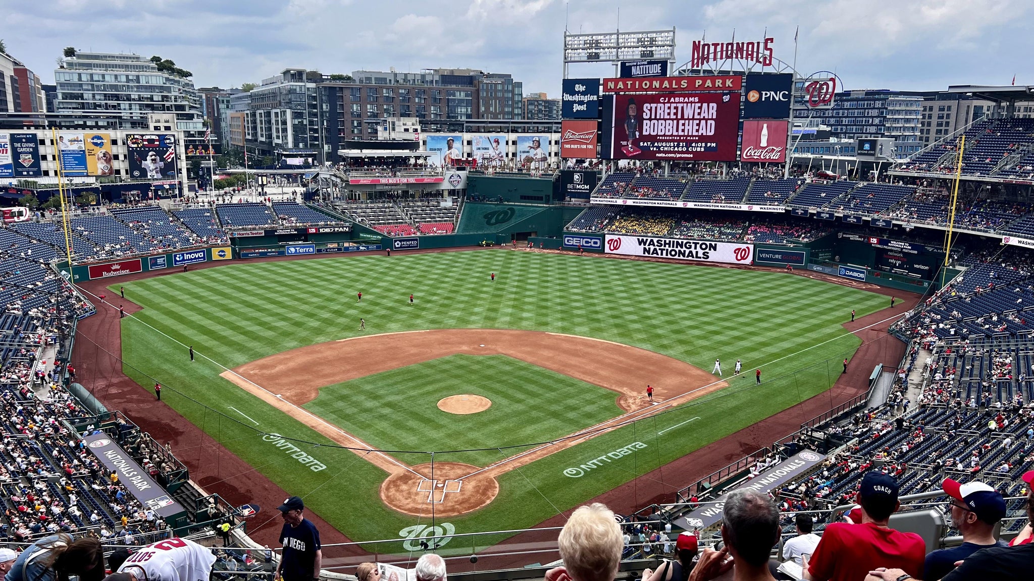 Real Fan View taken from Section 315 at Nationals Park by Yuyang T