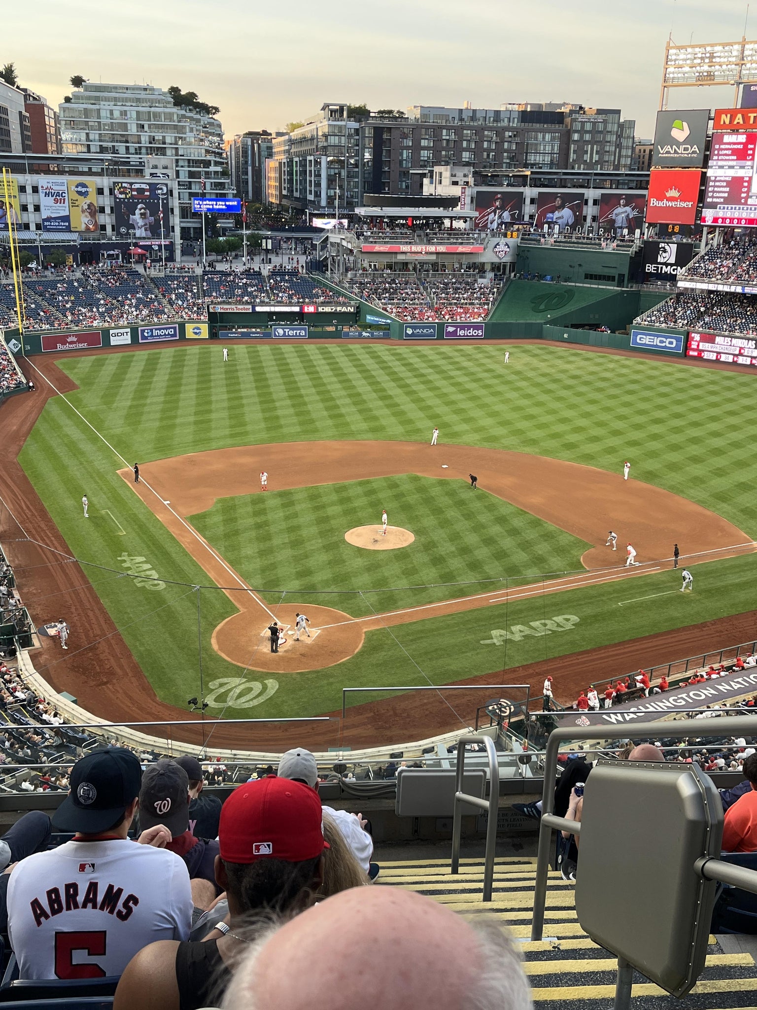 Real Fan View taken from Section 315 at Nationals Park by Andrew R