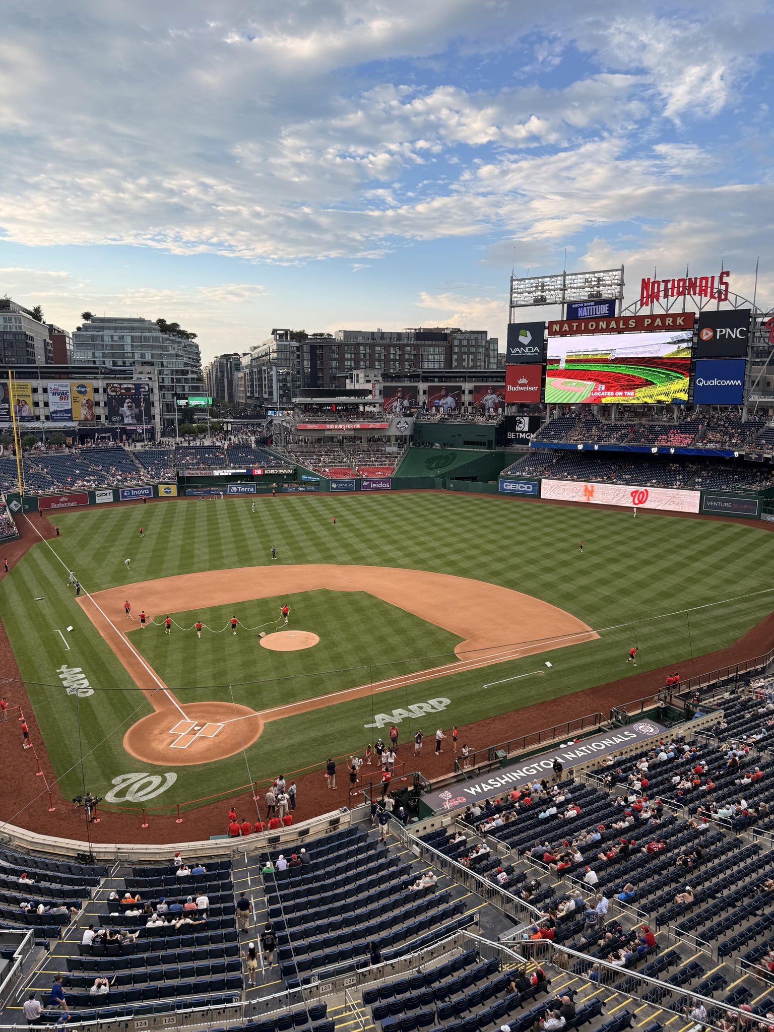Real Fan View taken from Section 316 at Nationals Park by Kyle R