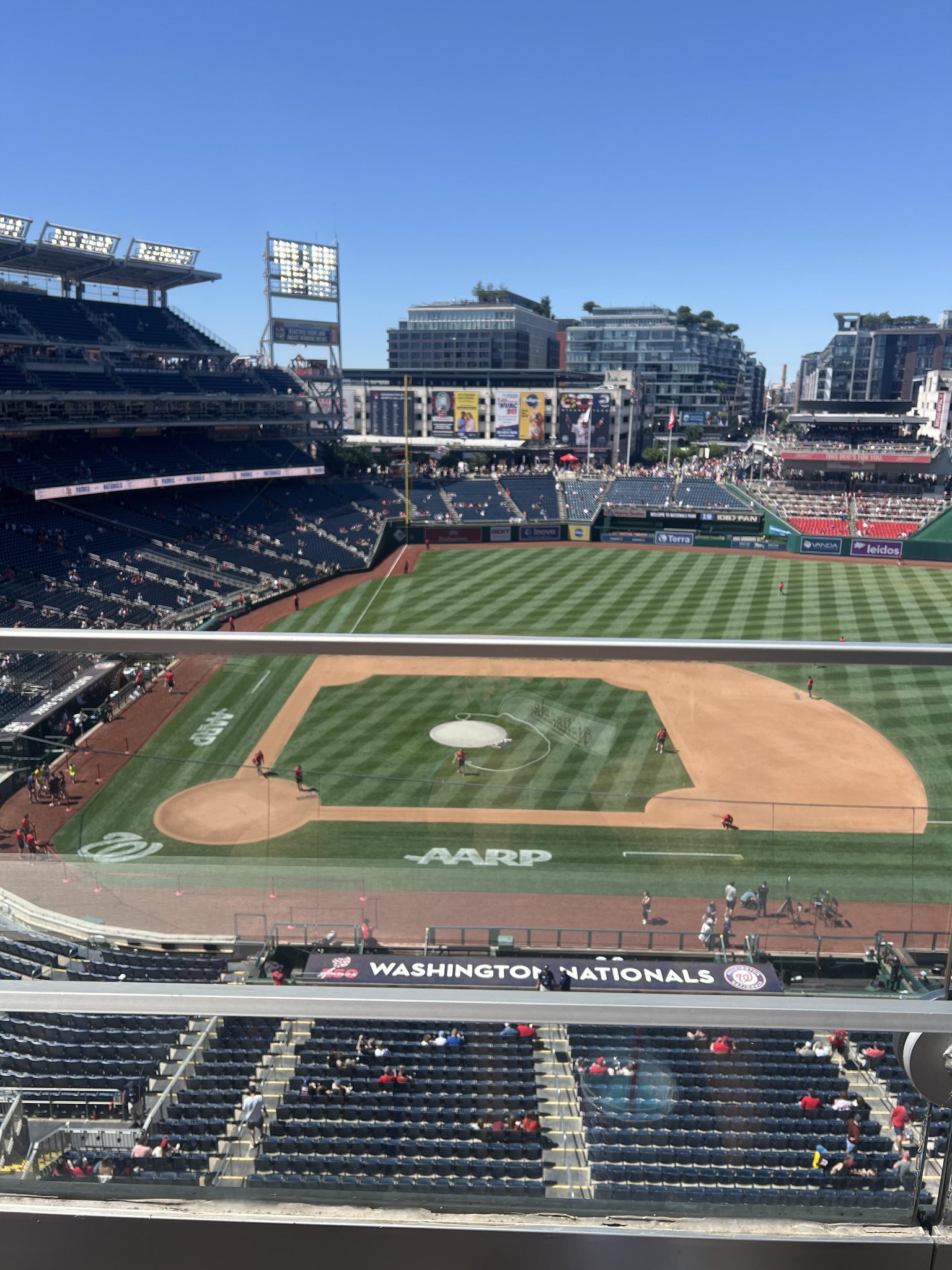 Real Fan View taken from Section 318 at Nationals Park by Jenna R