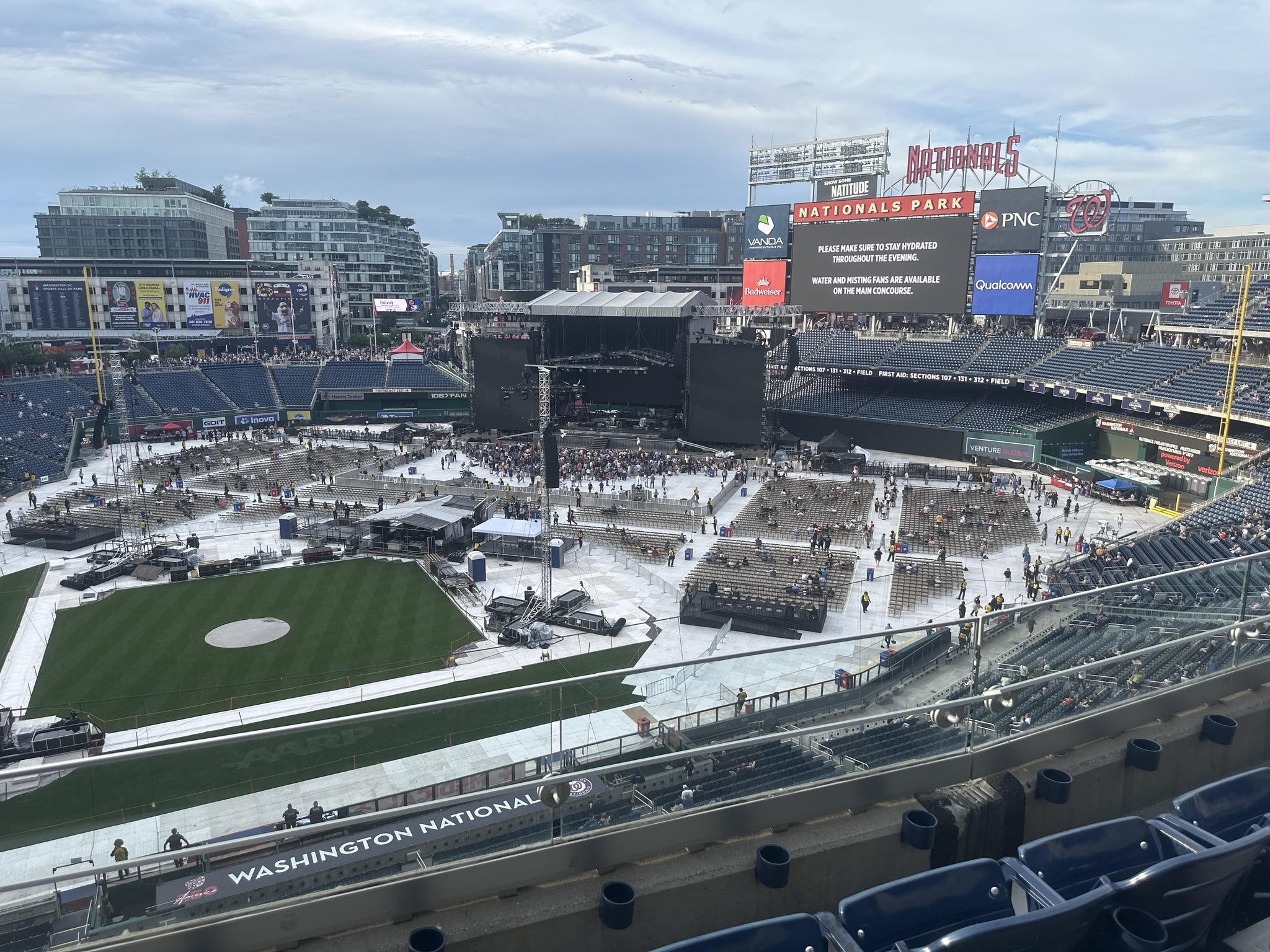 Real Fan View taken from Section 318 at Nationals Park by Crystal B