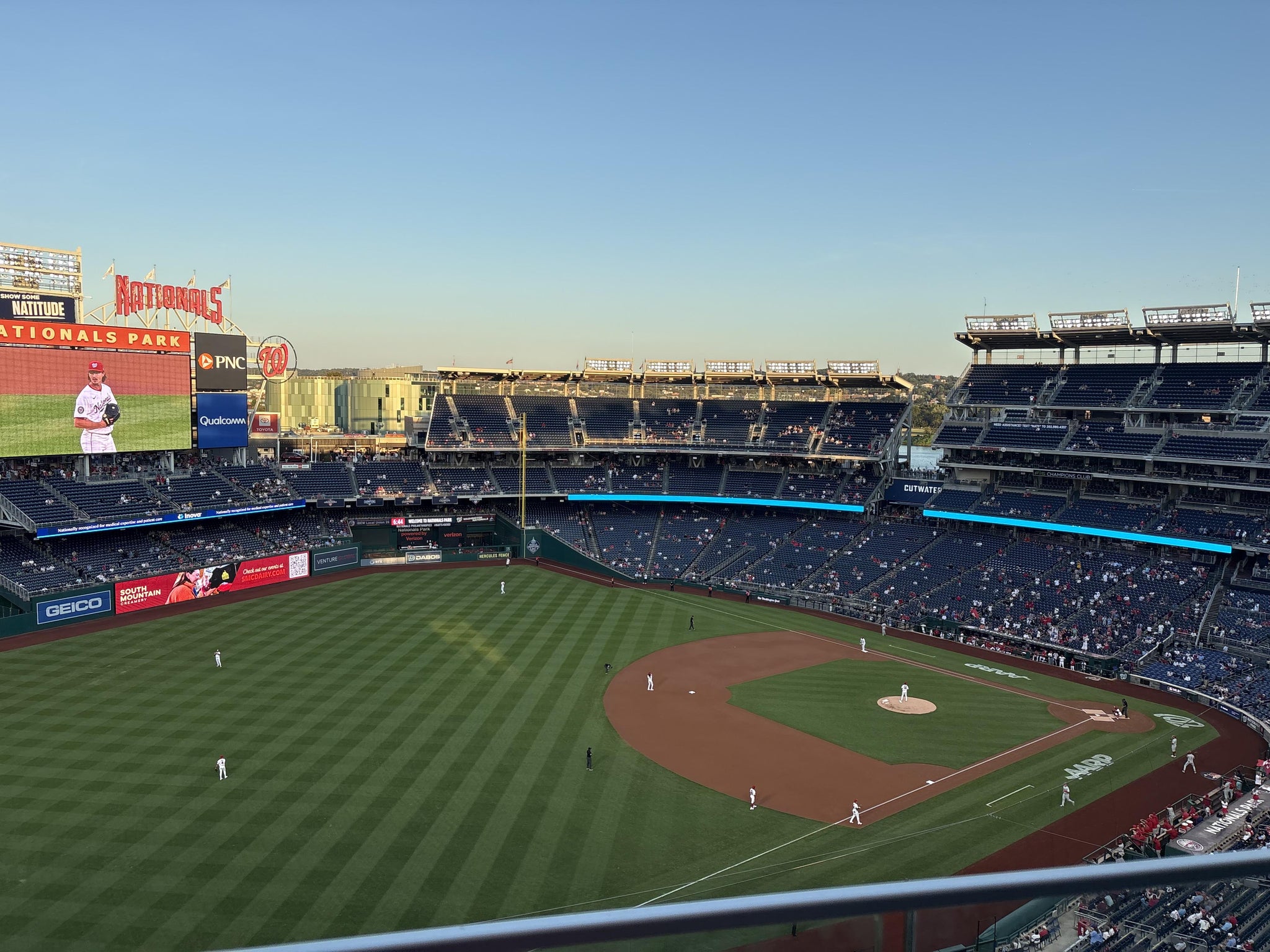 Real Fan View taken from Section 403 at Nationals Park by Anonymous User