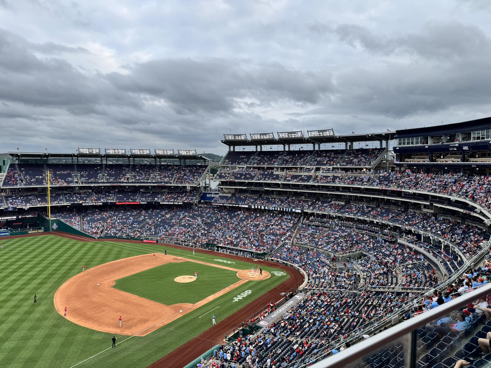 Real Fan View taken from Section 404 at Nationals Park by Jaeki M