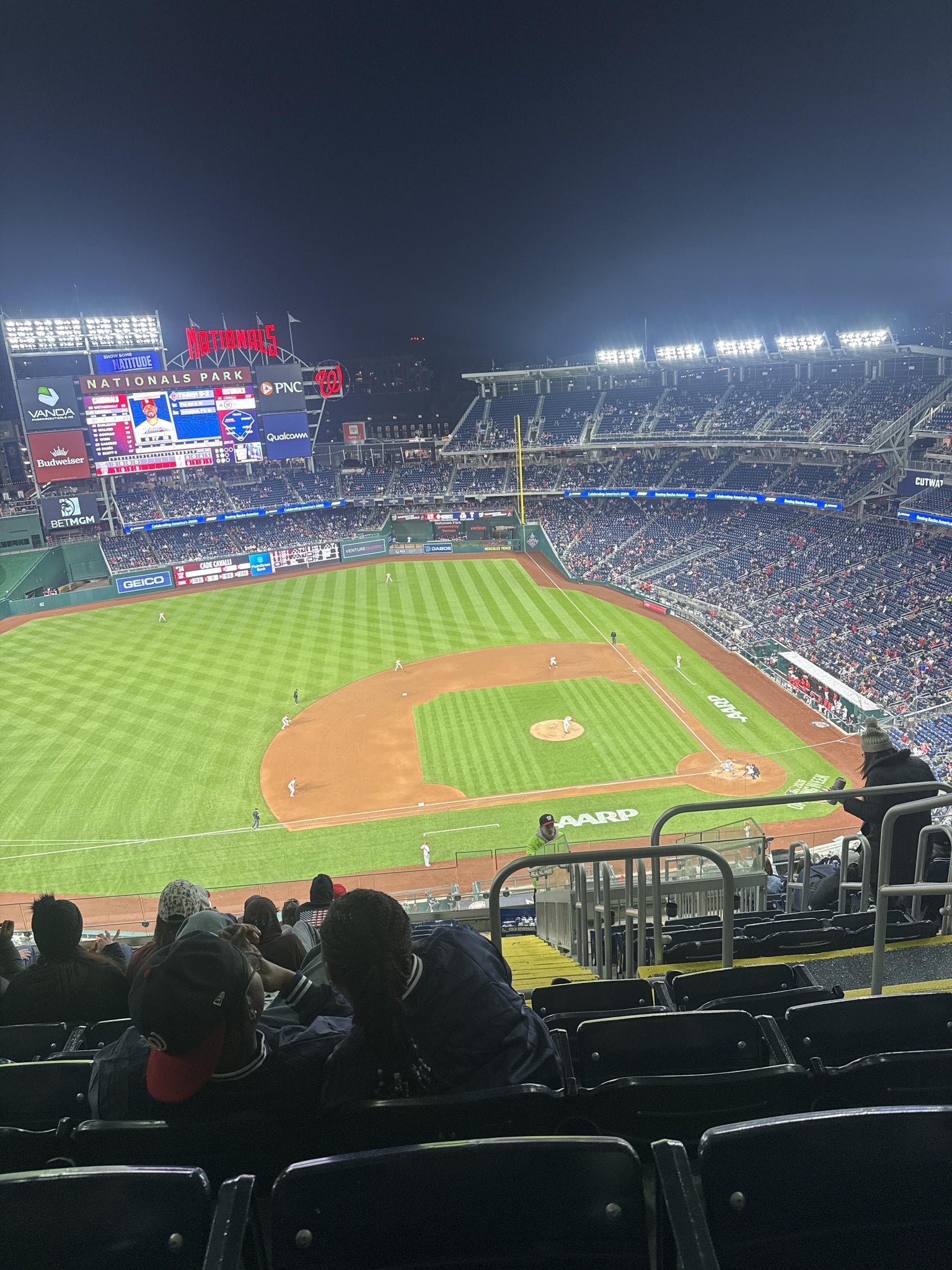 Real Fan View taken from Section 407 at Nationals Park by Jackson I