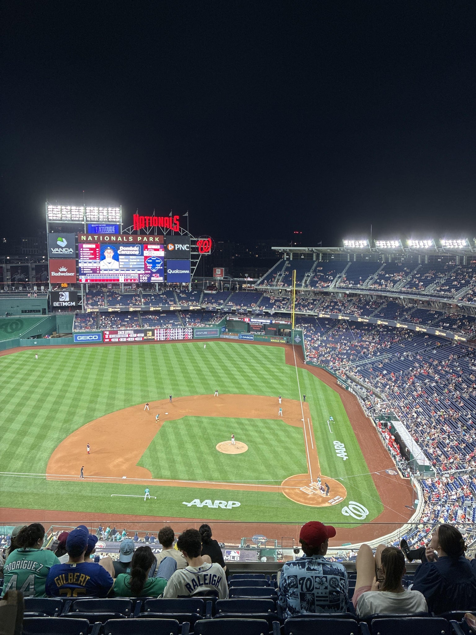 Real Fan View taken from Section 409 at Nationals Park by Noelle F
