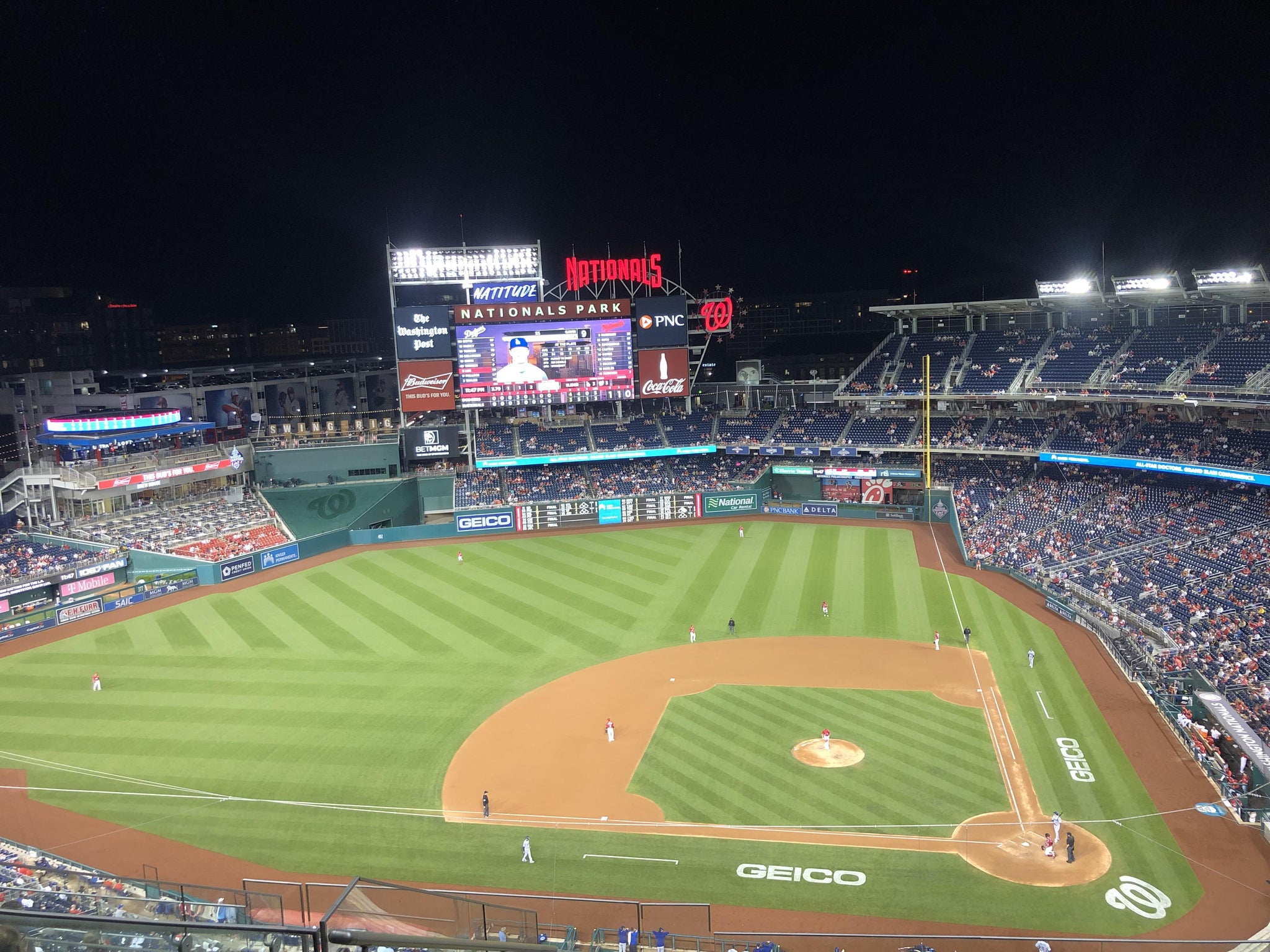 Real Fan View taken from Section 409 at Nationals Park by Stephen P