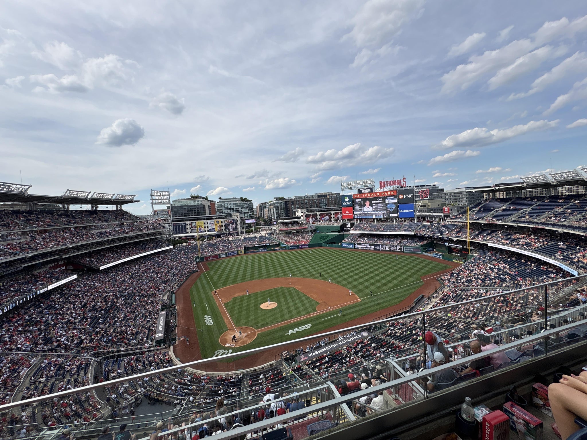 Real Fan View taken from Section 416 at Nationals Park by Jacob M