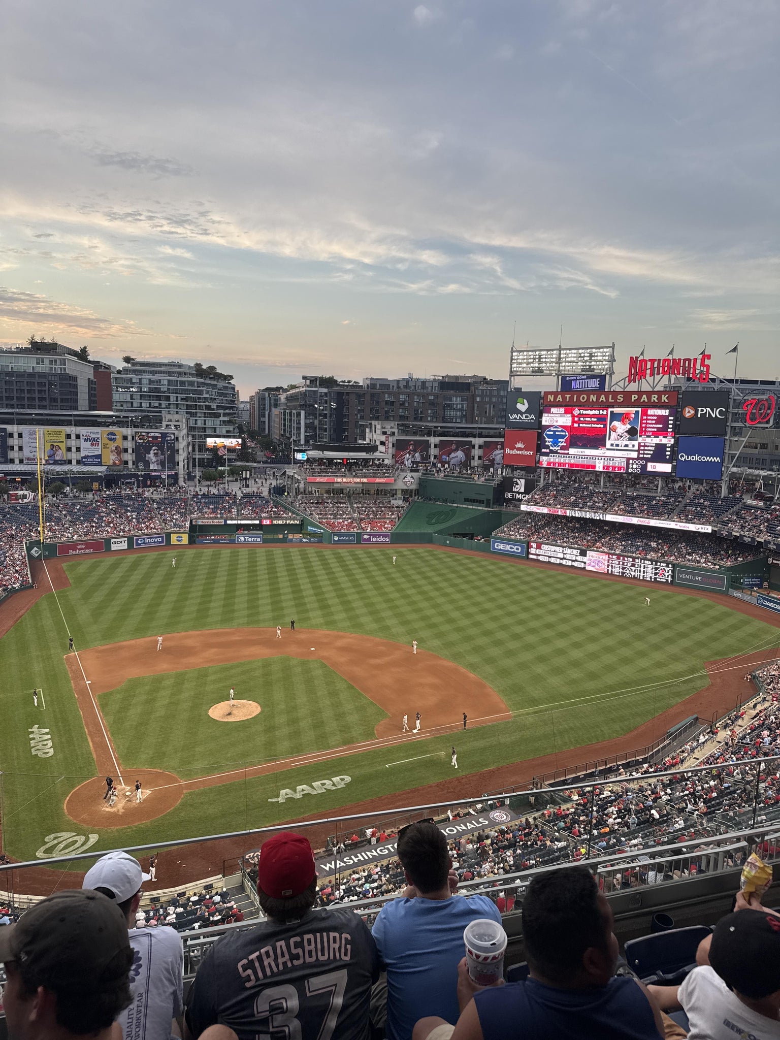 Real Fan View taken from Section 416 at Nationals Park by Peyton W