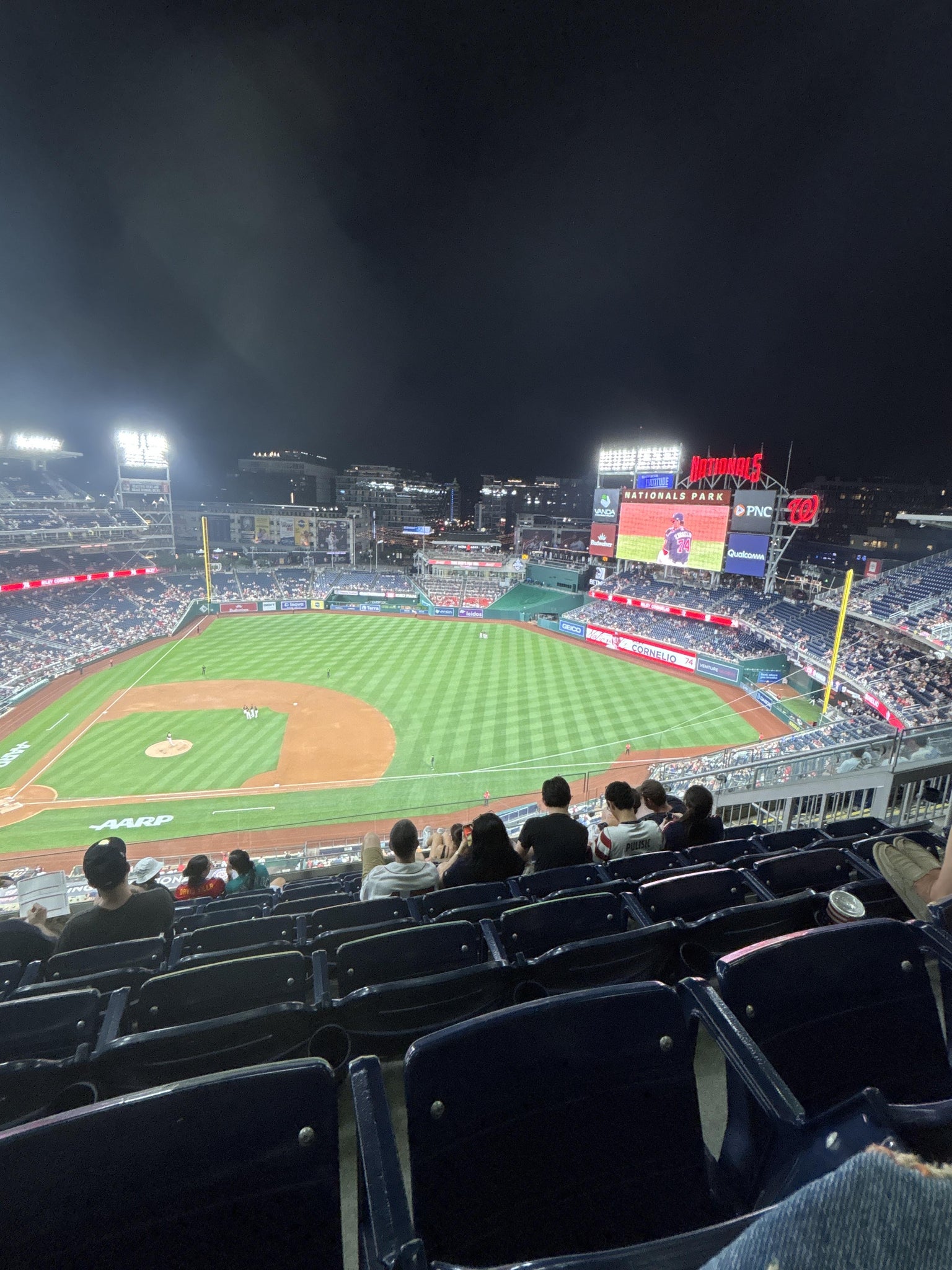Real Fan View taken from Section 419 at Nationals Park by Jayden B