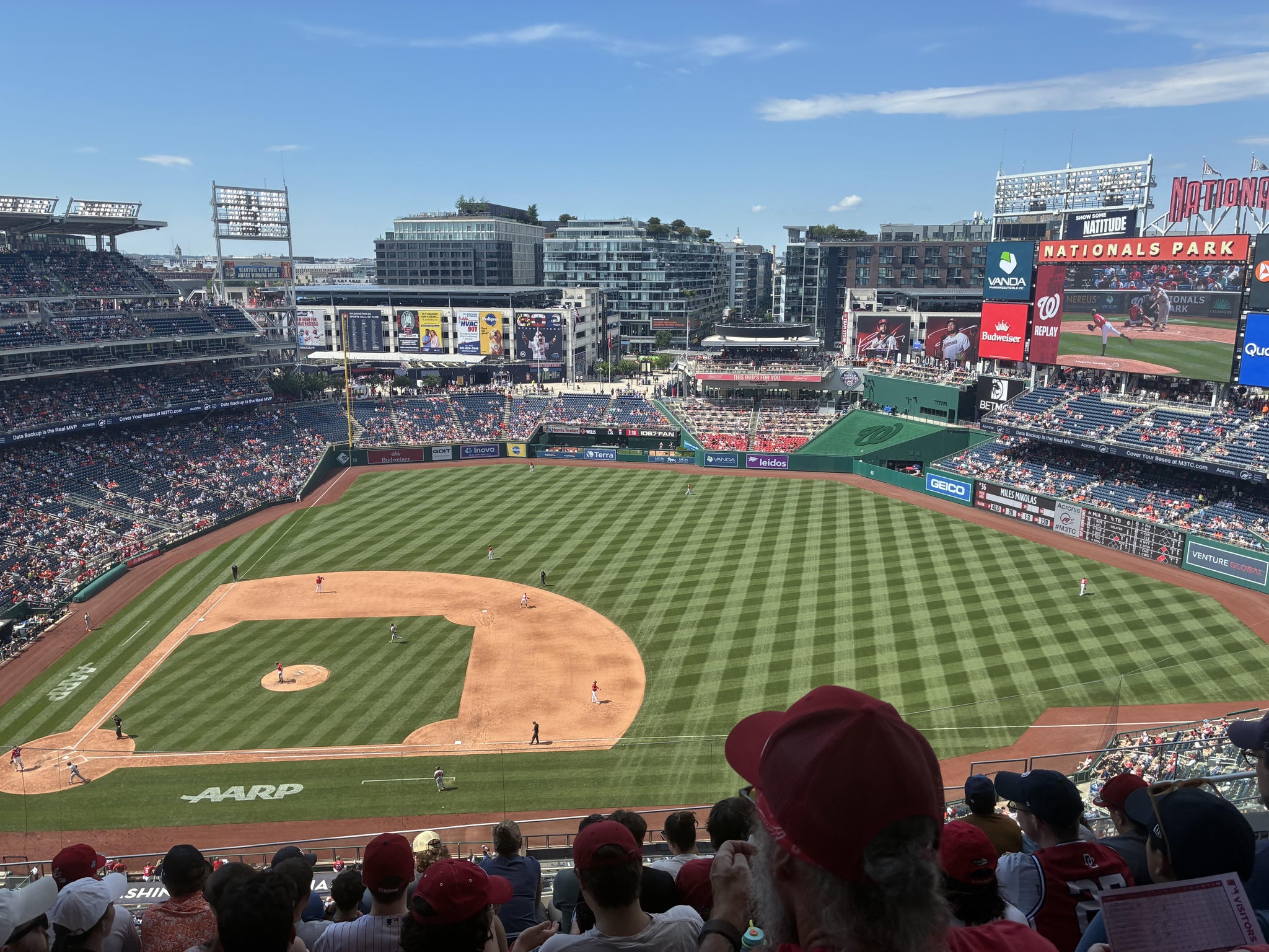 Real Fan View taken from Section 419 at Nationals Park by Zach C
