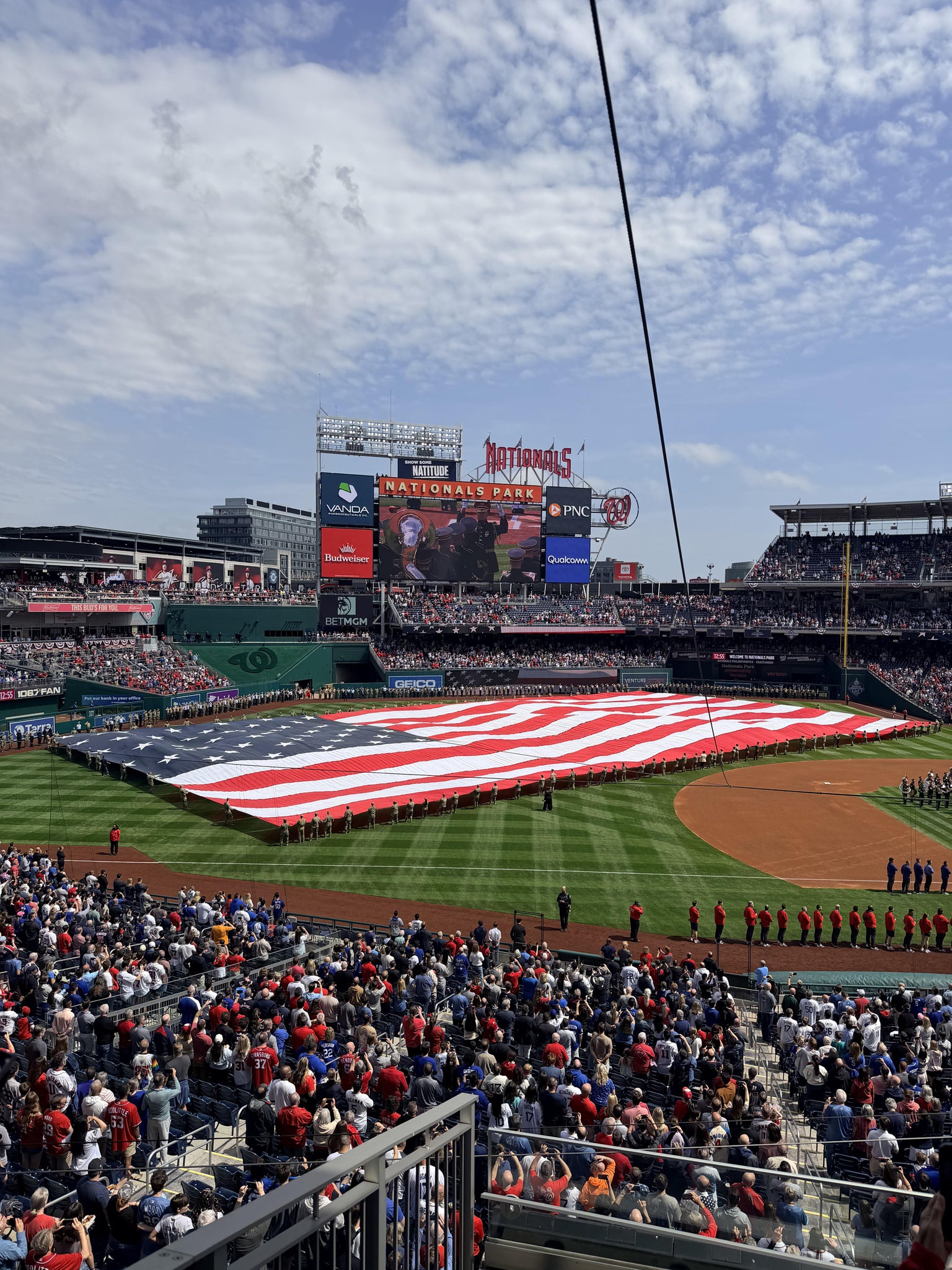 Real Fan View taken from FIS Champions Club 206 at Nationals Park by Brian T