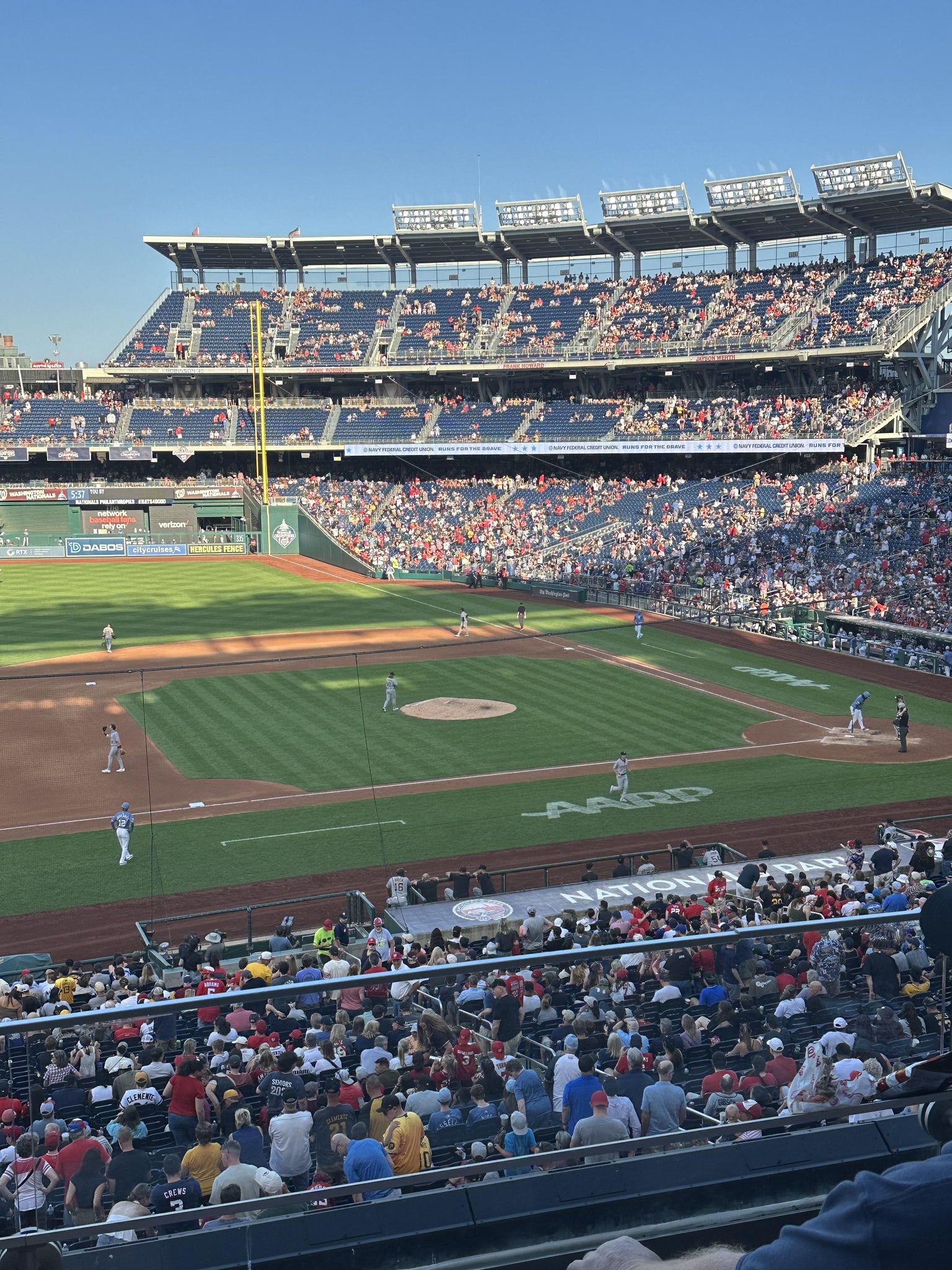 Real Fan View taken from FIS Champions Club 207 at Nationals Park by James S
