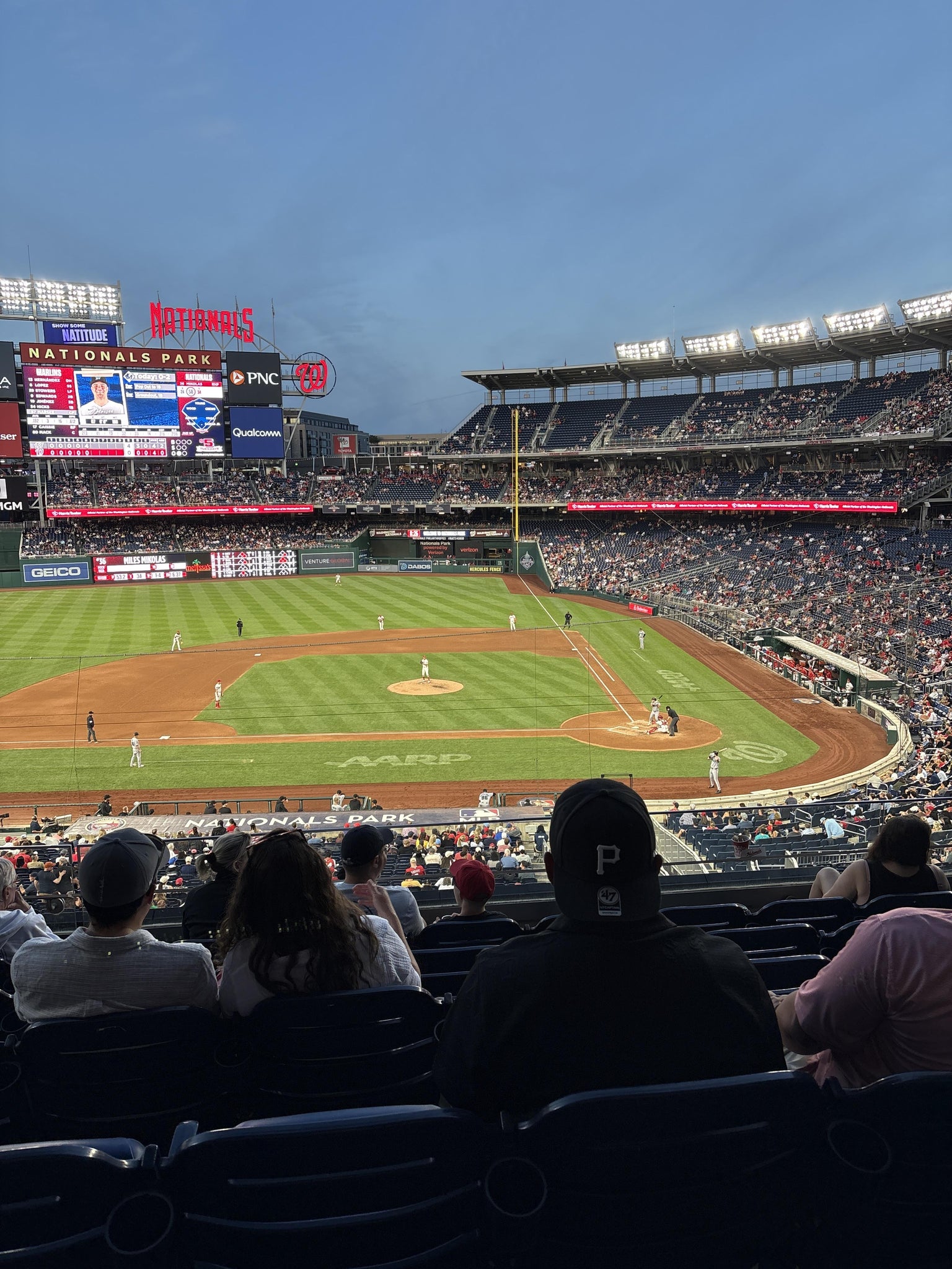 Real Fan View taken from FIS Champions Club 209 at Nationals Park by Brian S