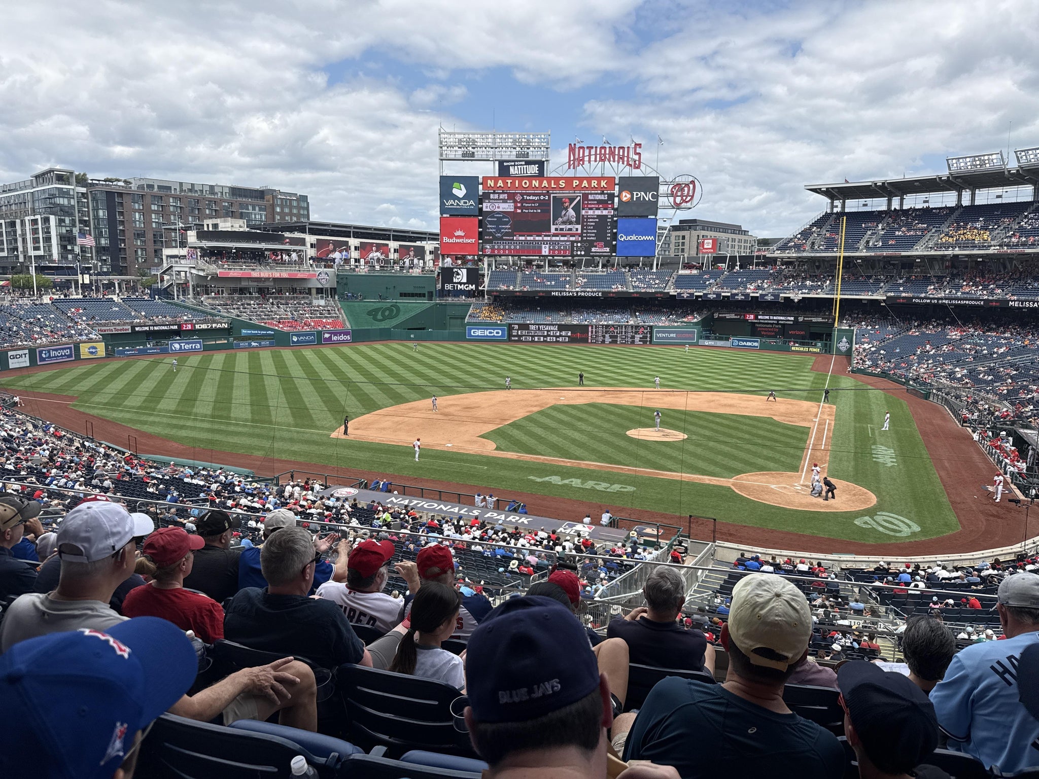 Real Fan View taken from FIS Champions Club 210 at Nationals Park by Jeong A