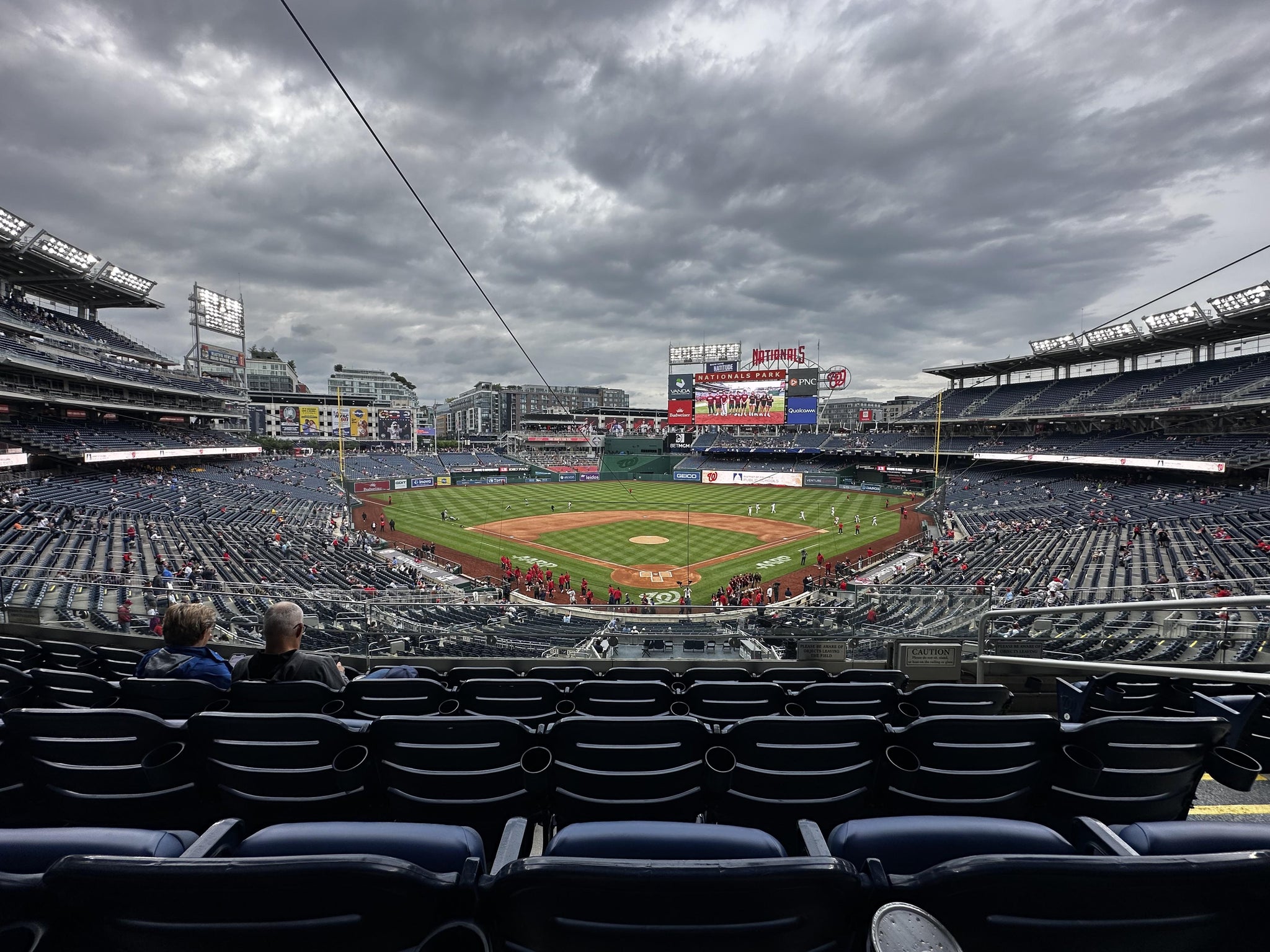 Real Fan View taken from FIS Champions Club 213 at Nationals Park by Paula L