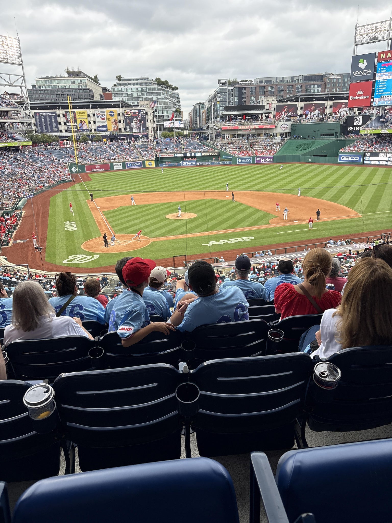 Real Fan View taken from FIS Champions Club 217 at Nationals Park by Brian S