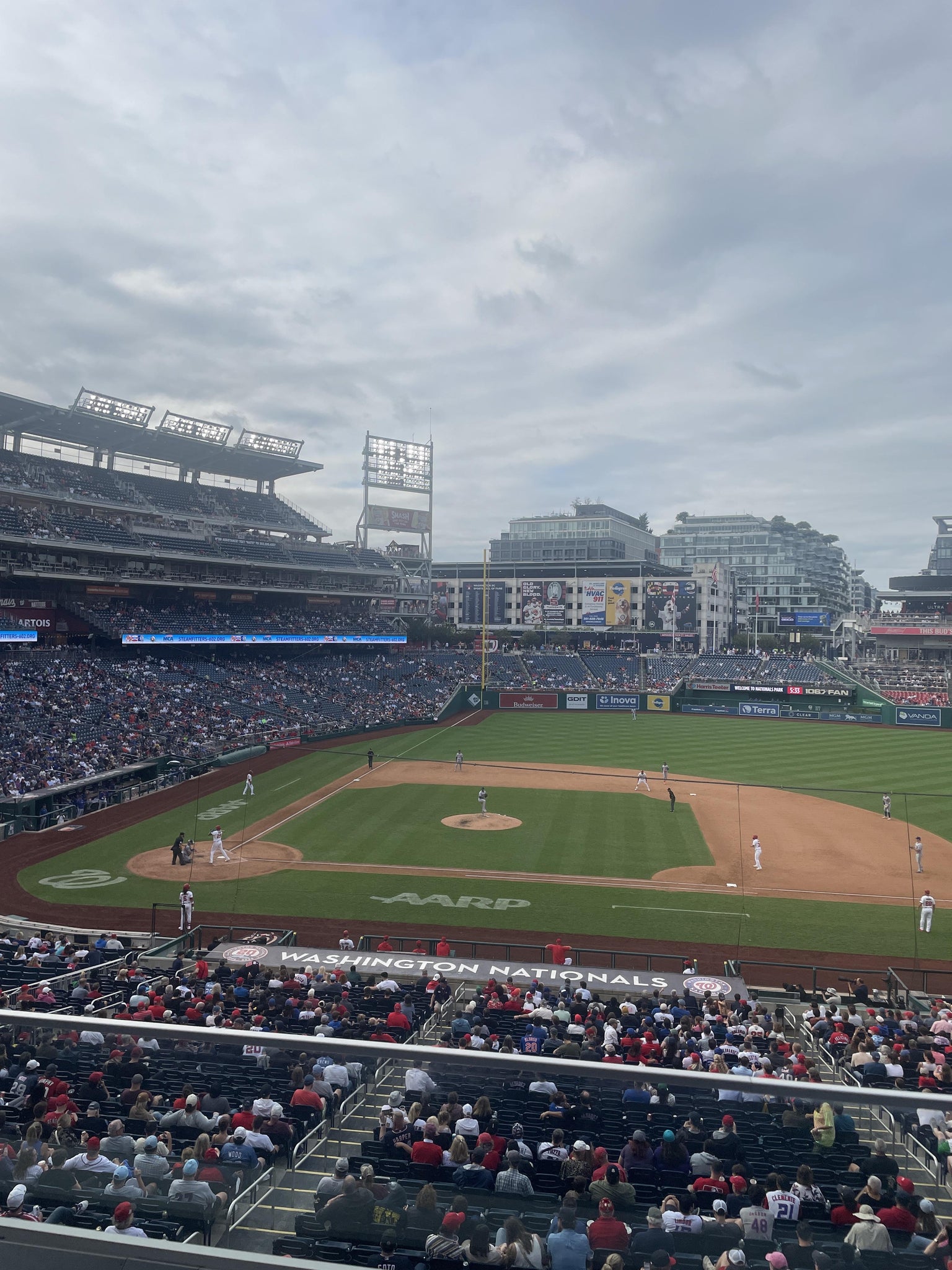 Real Fan View taken from FIS Champions Club 219 at Nationals Park by Paula S