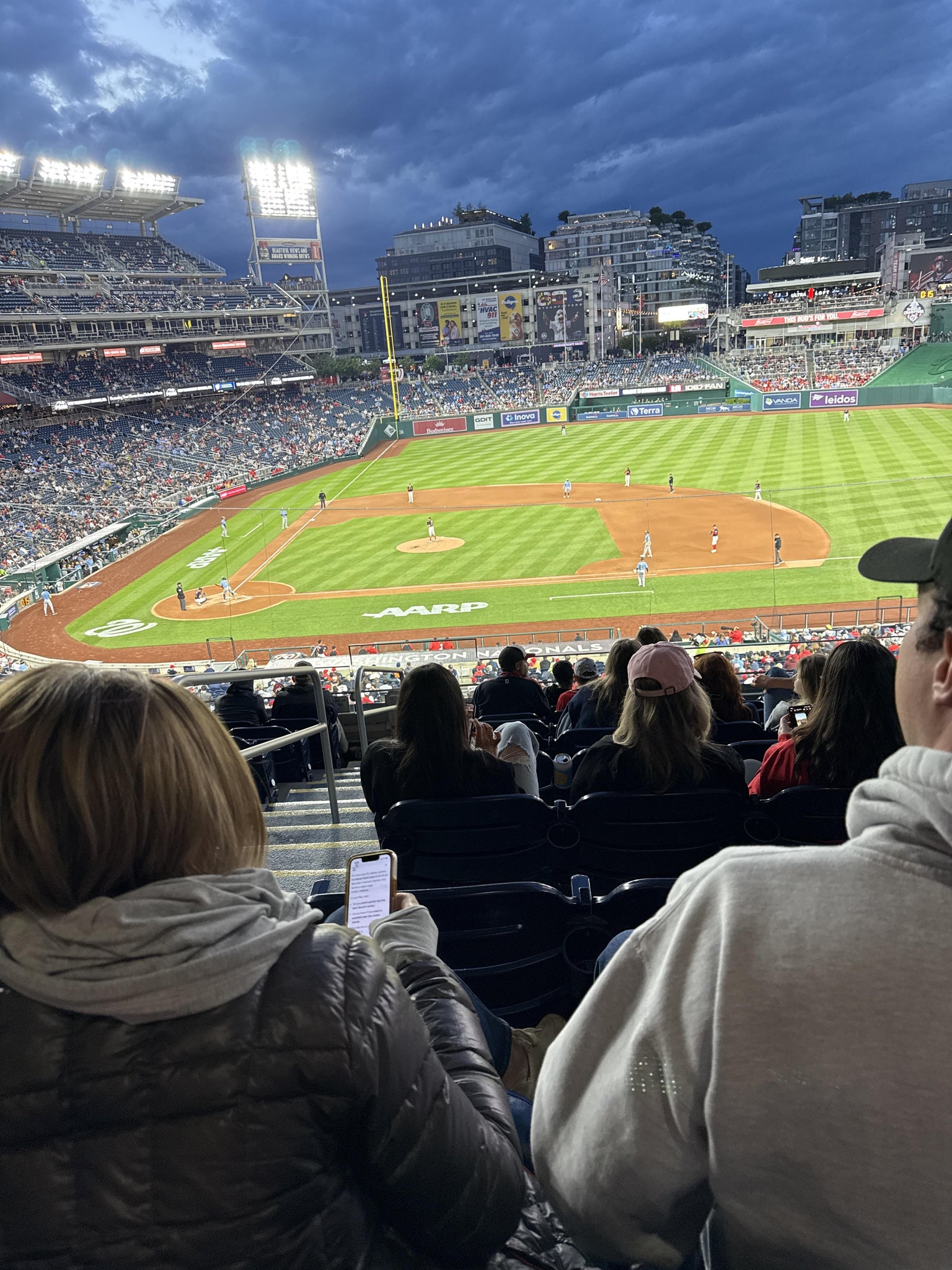 Real Fan View taken from FIS Champions Club 219 at Nationals Park by Kevin S