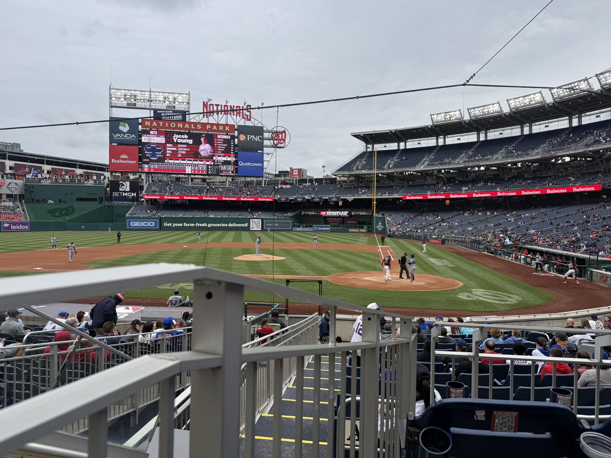 Real Fan View taken from PNC Diamond Club 119 at Nationals Park by Elmer T