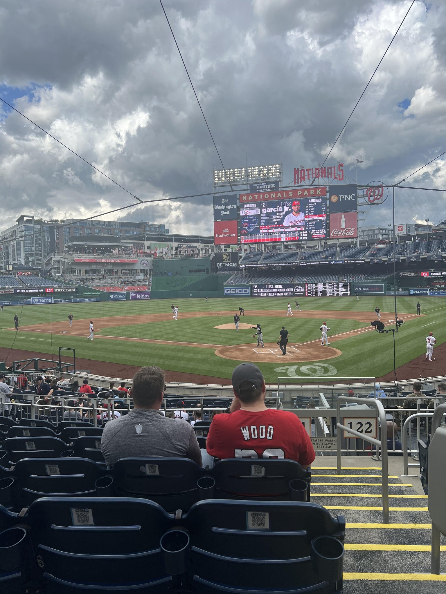 Real Fan View taken from PNC Diamond Club 121 at Nationals Park by Kylah D