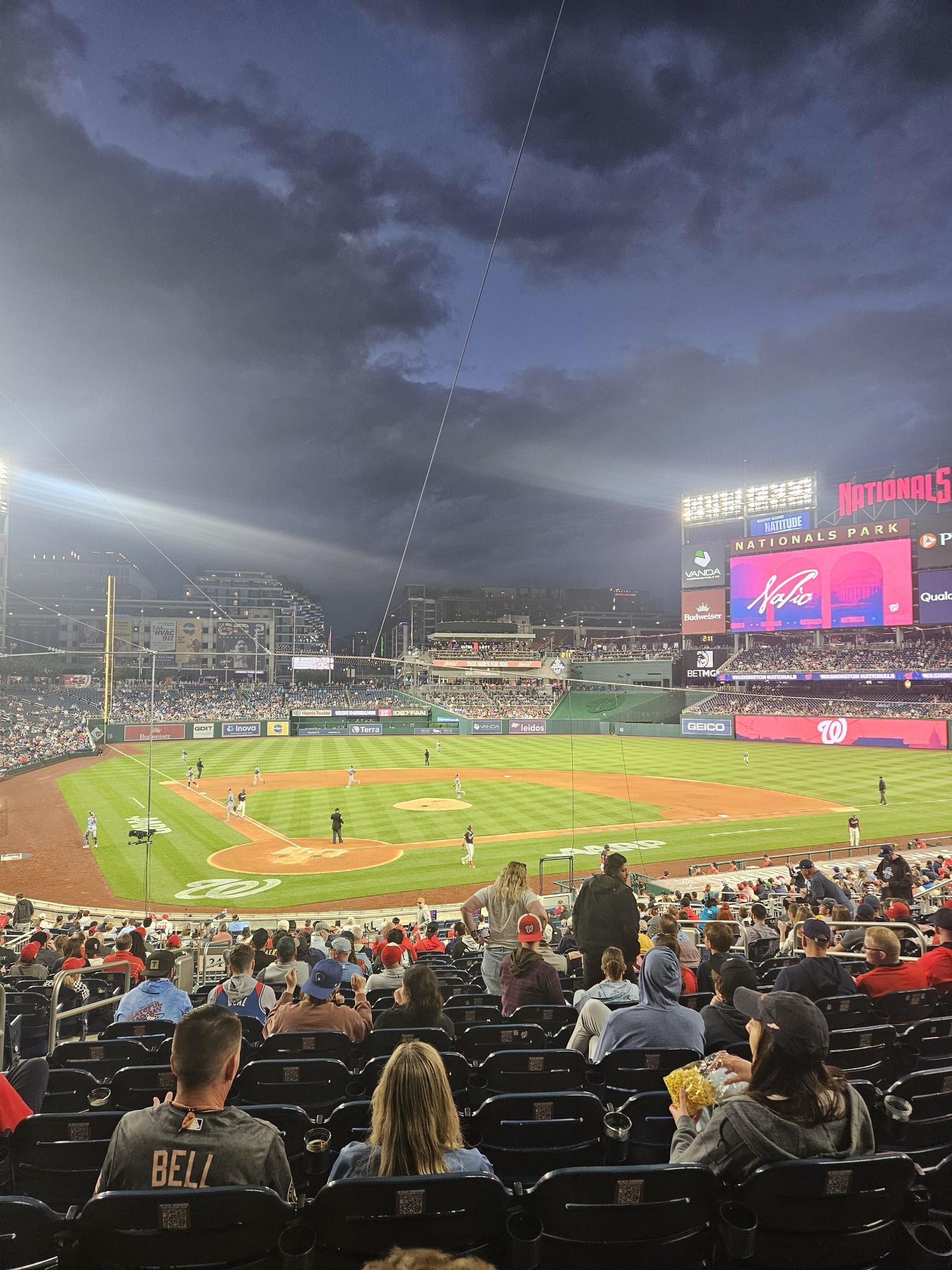 Real Fan View taken from PNC Diamond Club 125 at Nationals Park by Brendan B