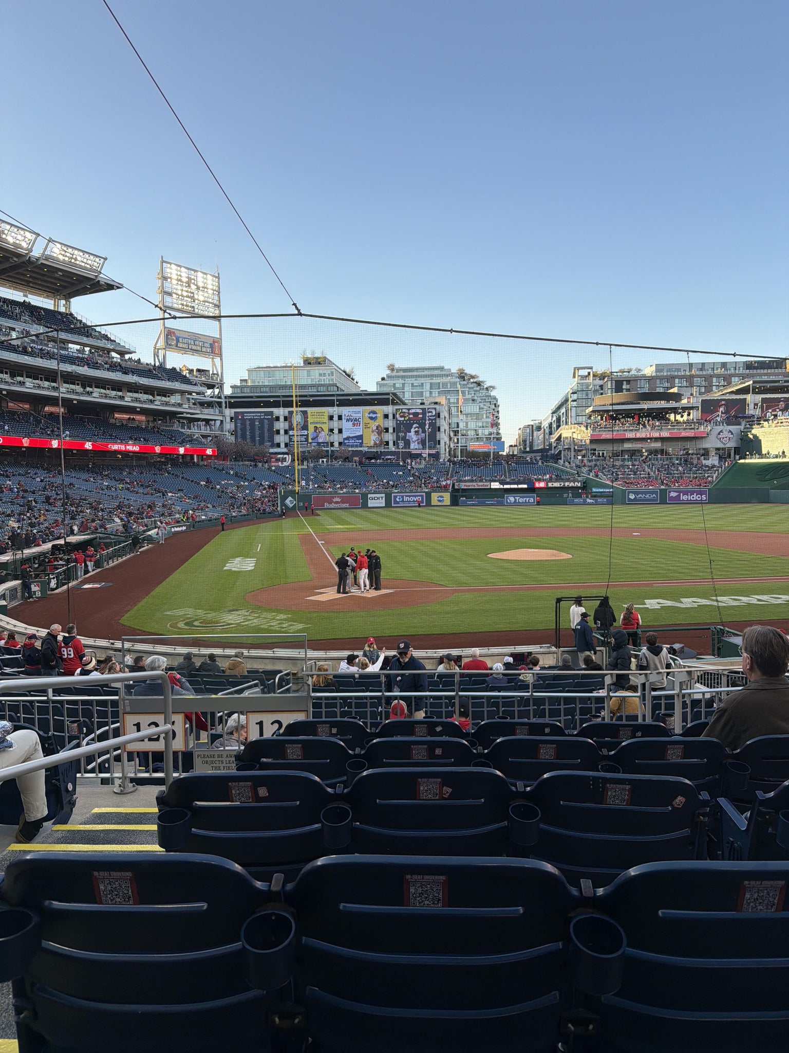 Real Fan View taken from PNC Diamond Club 126 at Nationals Park by Sara D