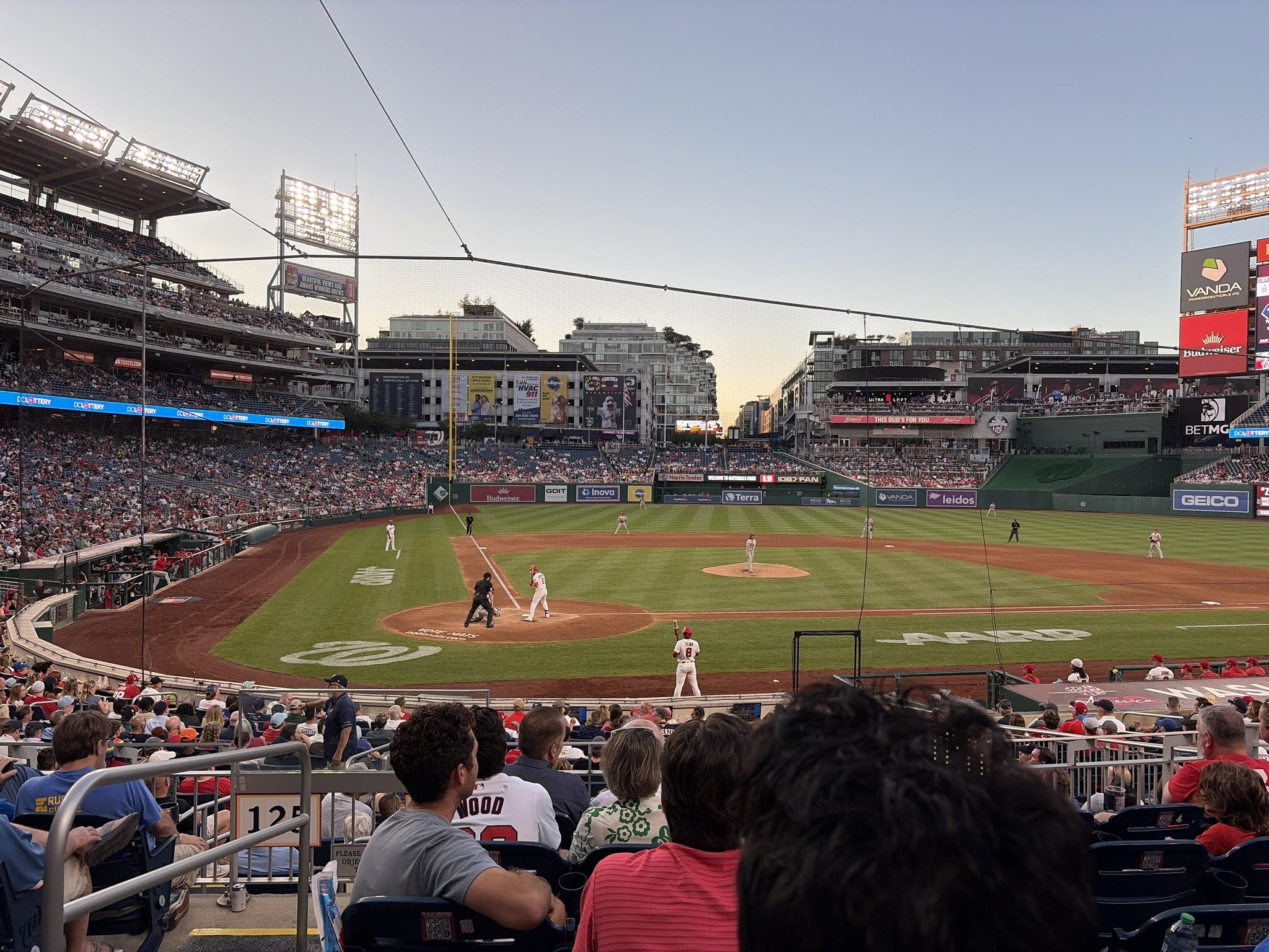 Real Fan View taken from PNC Diamond Club 126 at Nationals Park by Jon K