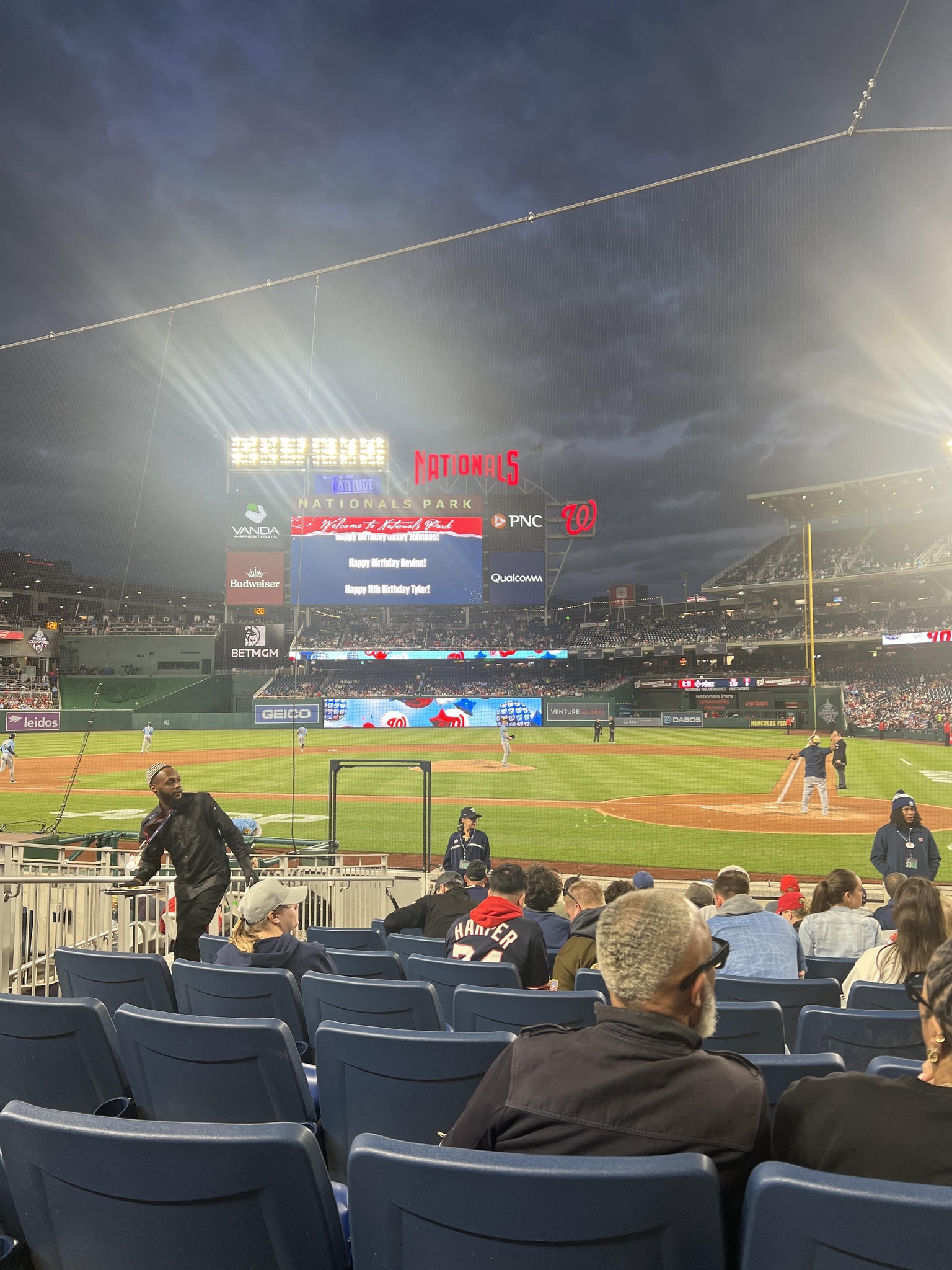 Real Fan View taken from Terra Club A at Nationals Park by Christian F