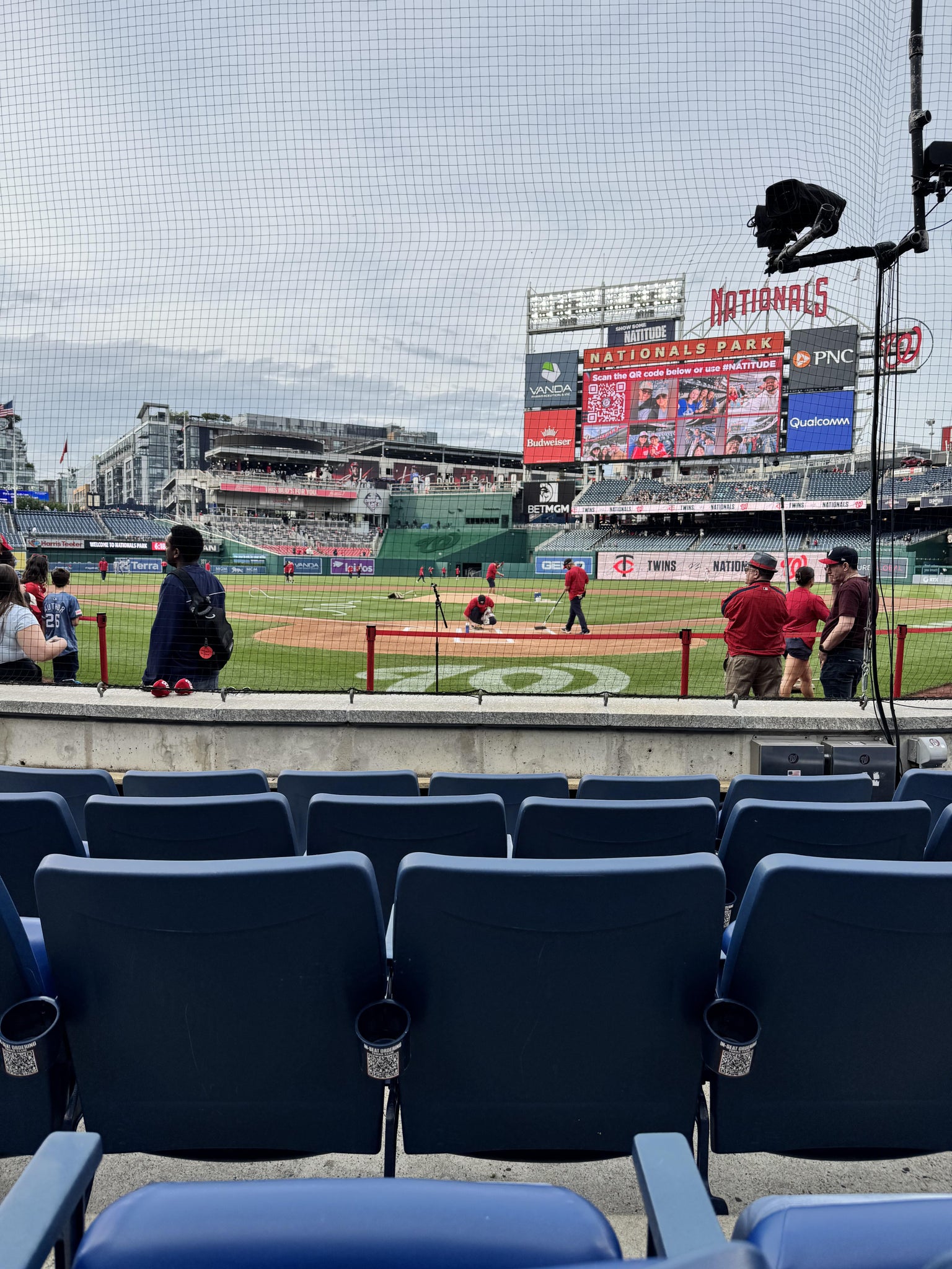 Real Fan View taken from Terra Club C at Nationals Park by Amanda C