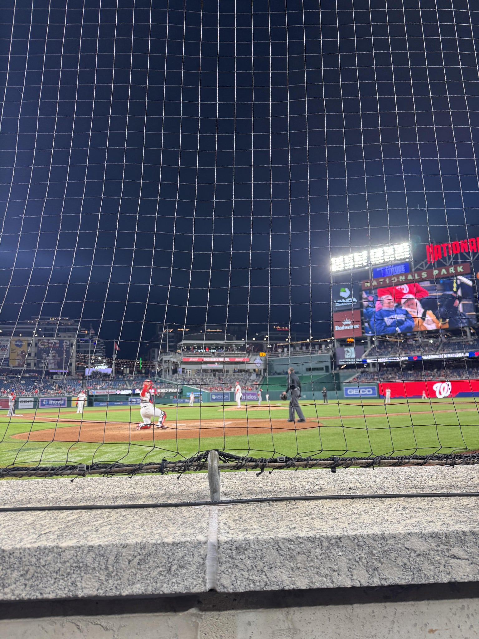 Real Fan View taken from Terra Club D at Nationals Park by Tyler A