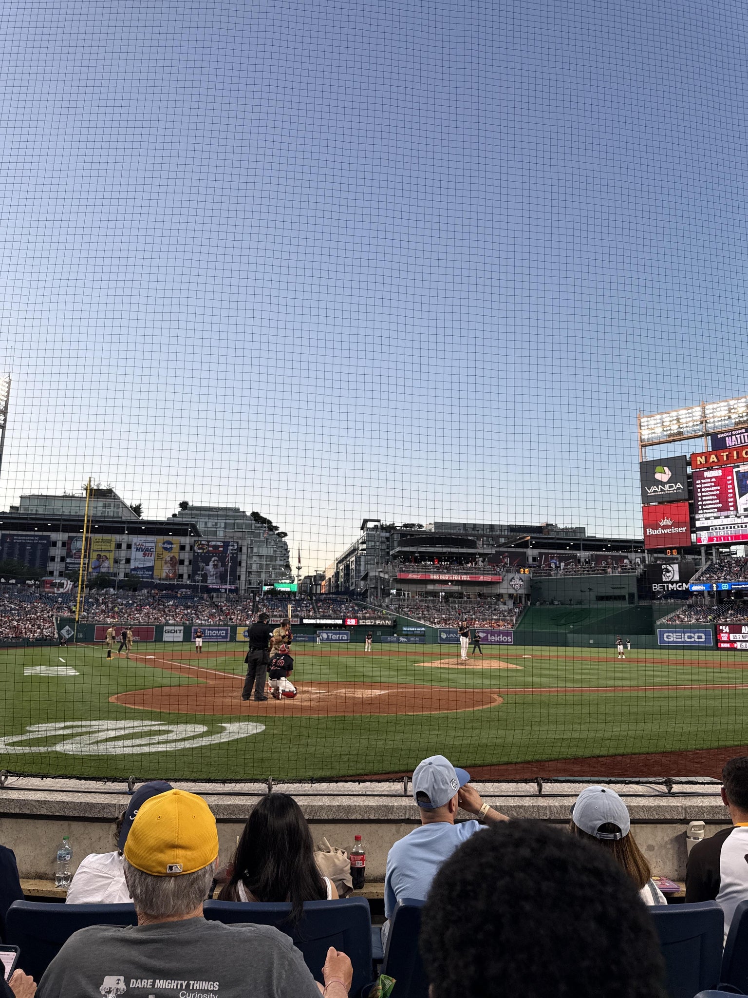 Real Fan View taken from Terra Club D at Nationals Park by Jasper W