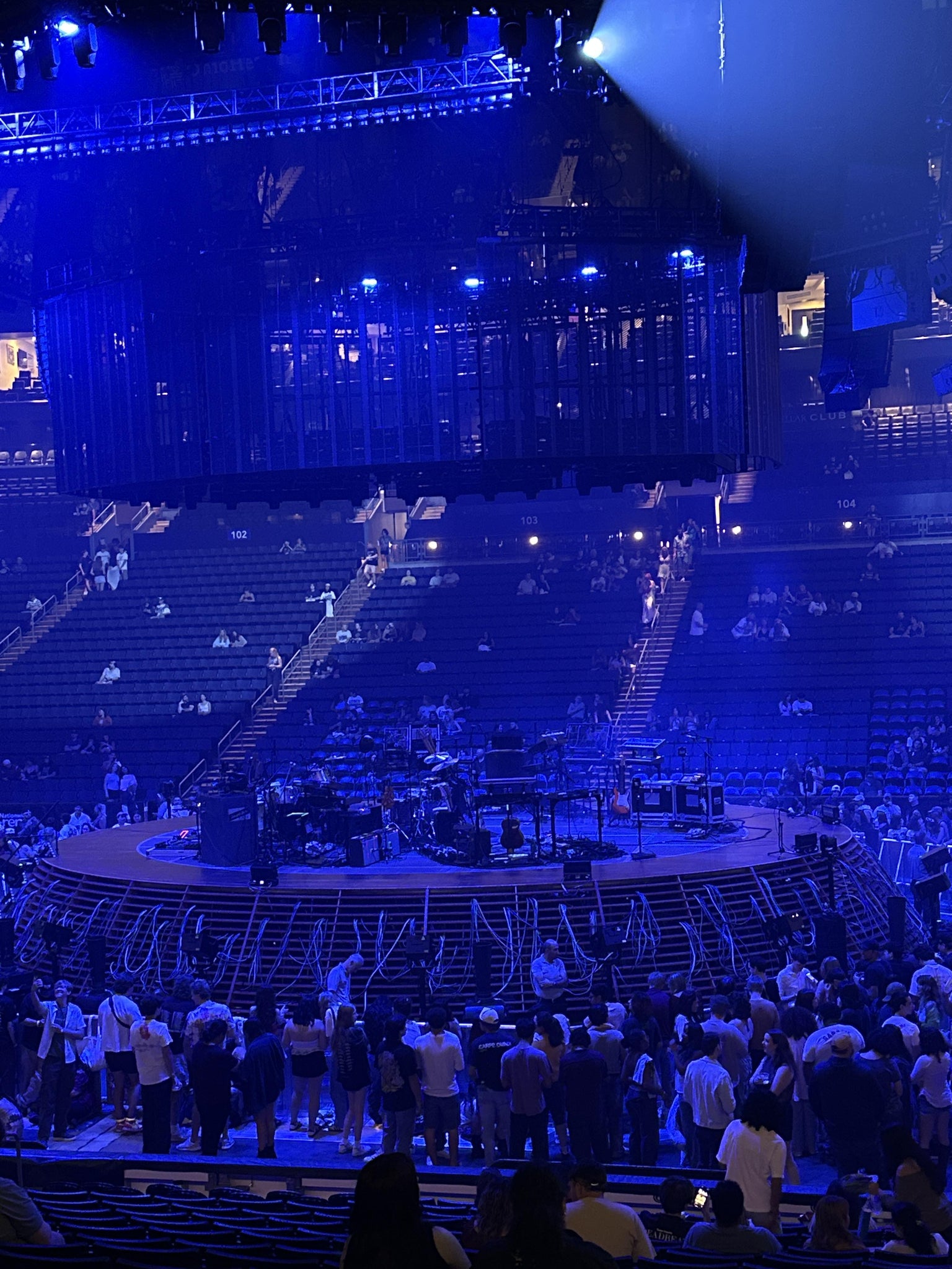 Real Fan View taken from Section 114 at Nationwide Arena by Anonymous User