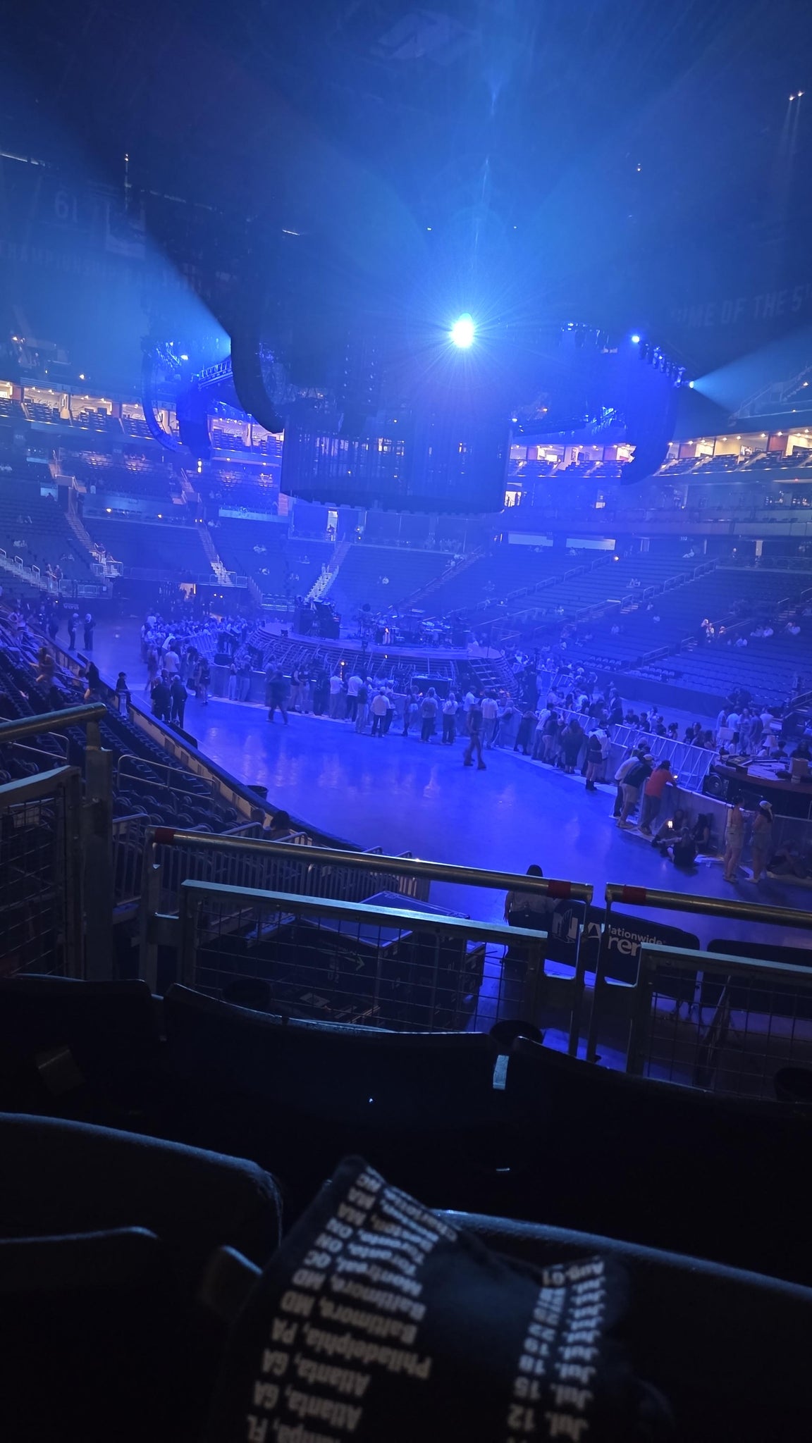 Real Fan View taken from Section 122 at Nationwide Arena by Deon M