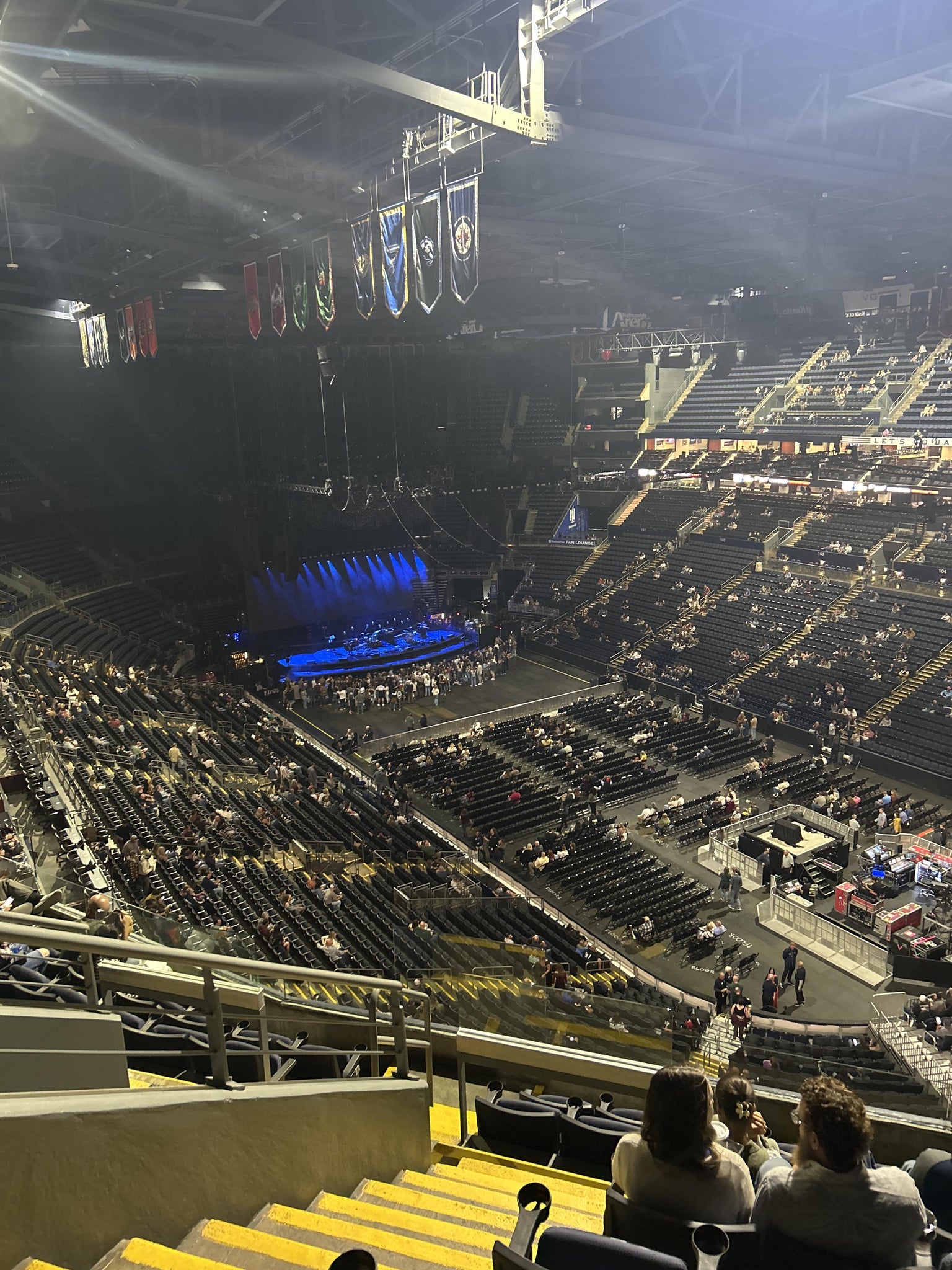 Real Fan View taken from Section 213 at Nationwide Arena by Reese H