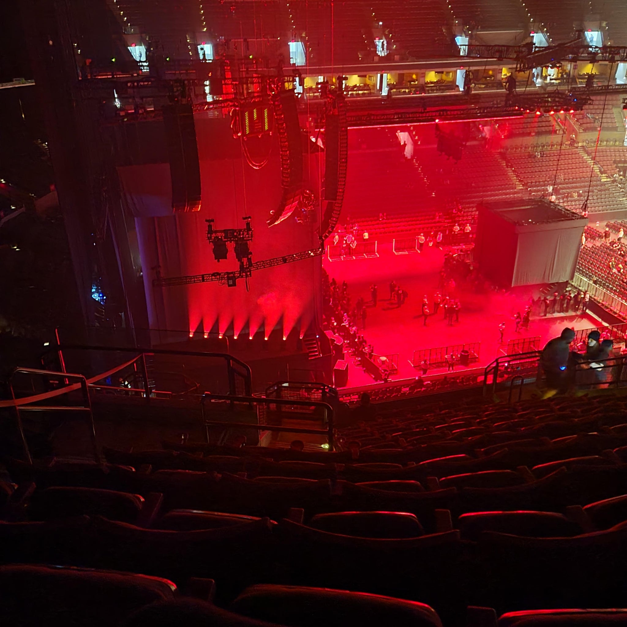 Real Fan View taken from Section 217 at Nationwide Arena by Megan D