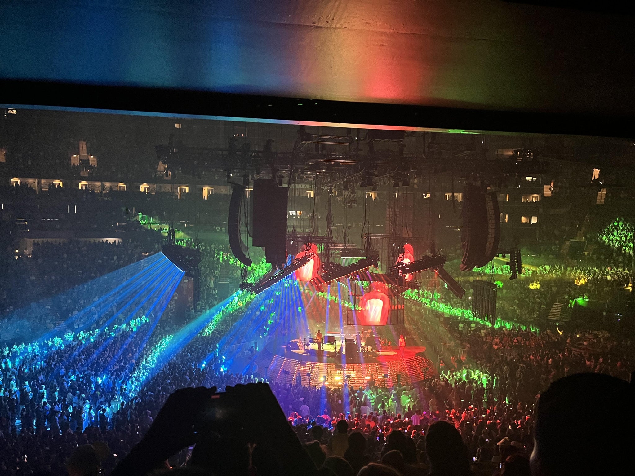 Real Fan View taken from Club 4 at Nationwide Arena by Hector P