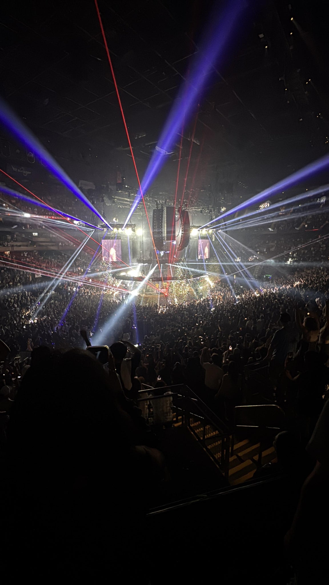 Real Fan View taken from Club 8 at Nationwide Arena by Vikki K