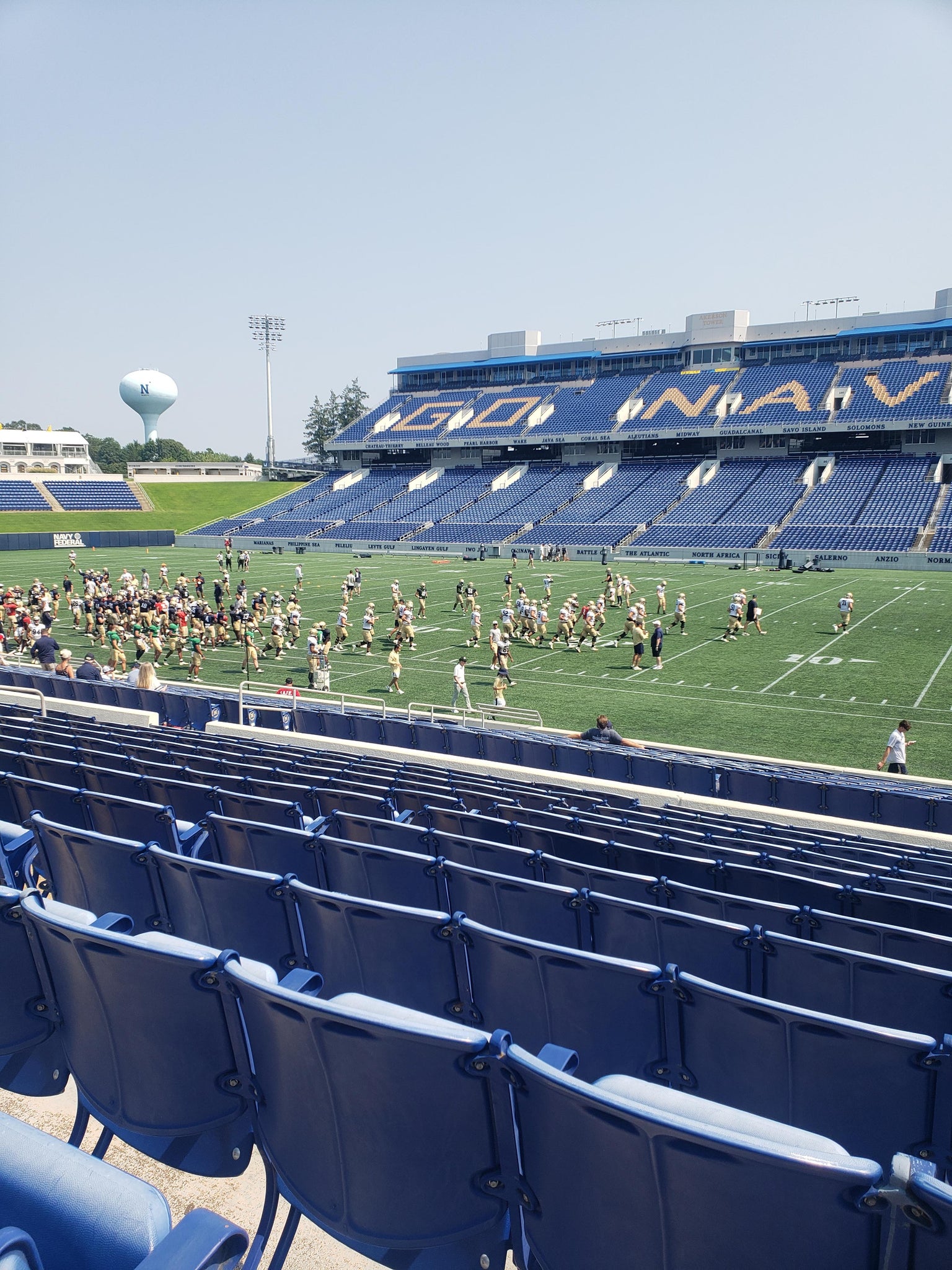 Real Fan View taken from Section 1 at Navy-Marine Corps Memorial Stadium by Aaron J