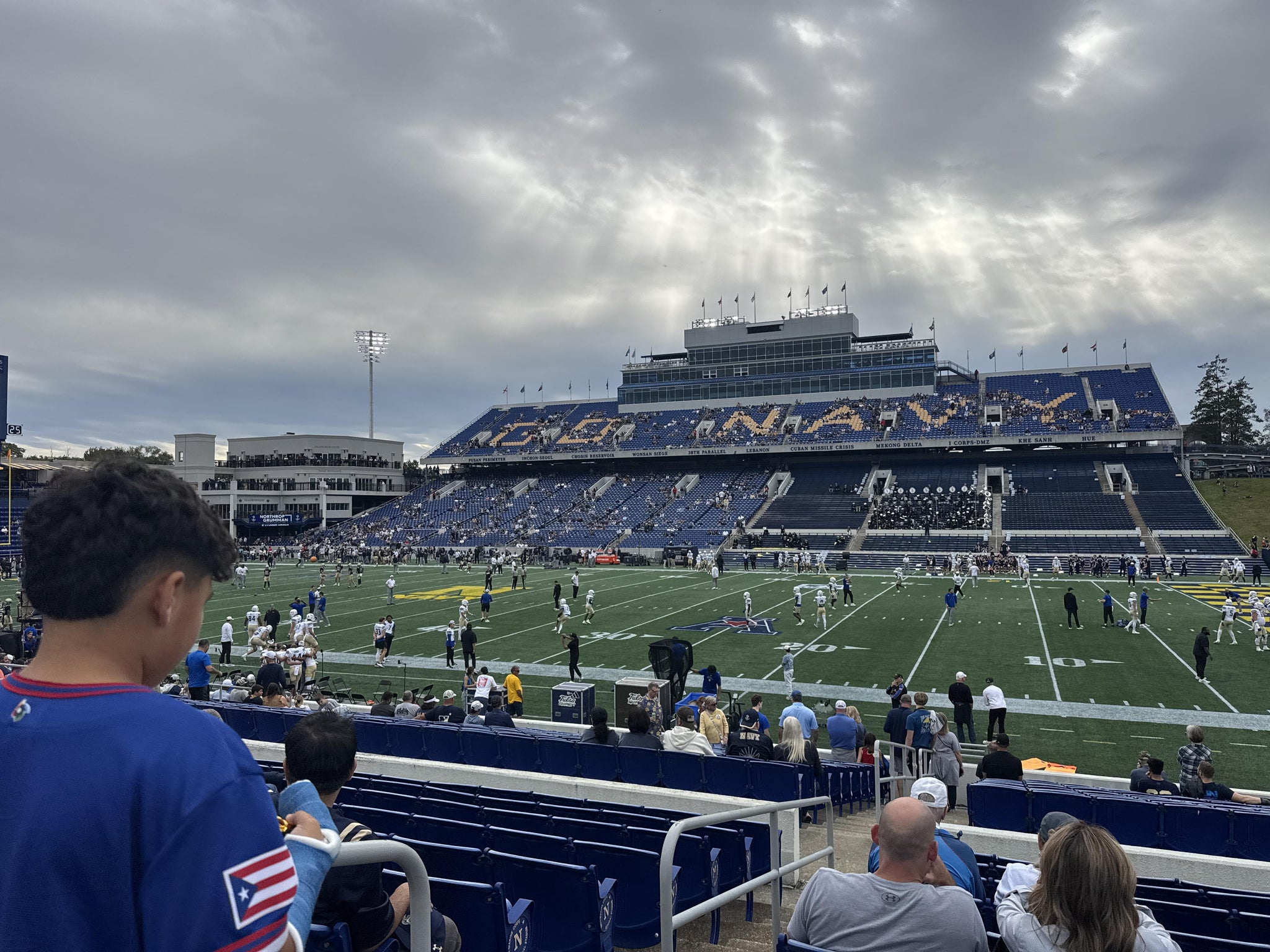 Real Fan View taken from Section 26 at Navy-Marine Corps Memorial Stadium by Michele H