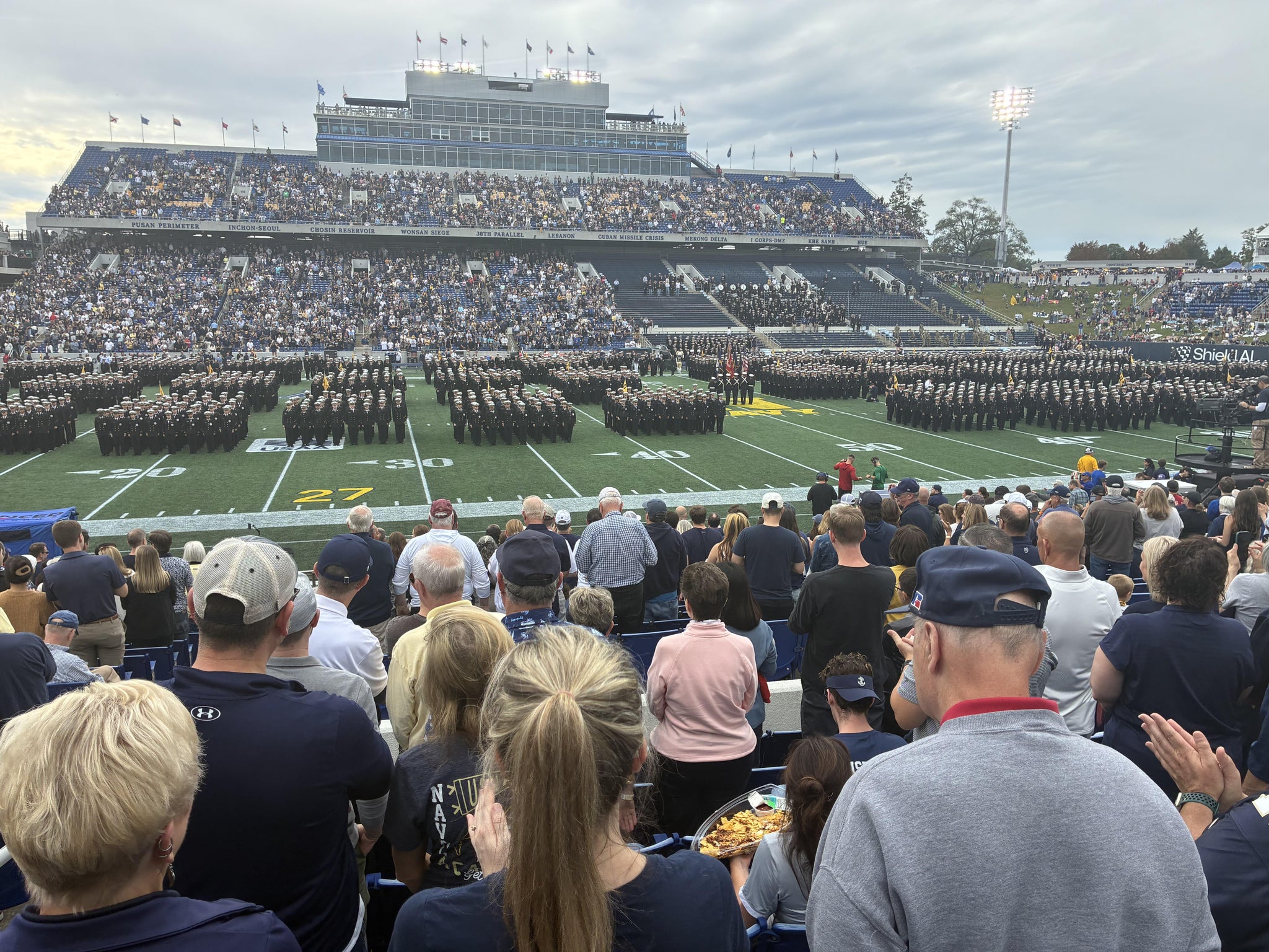 Real Fan View taken from Section 30 at Navy-Marine Corps Memorial Stadium by Paul P