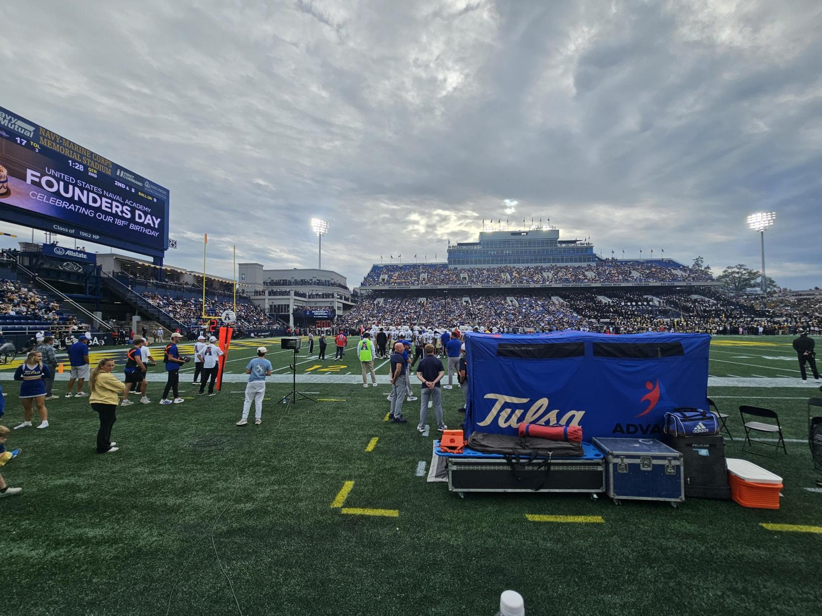 Real Fan View taken from Section 31 at Navy-Marine Corps Memorial Stadium by Robert R
