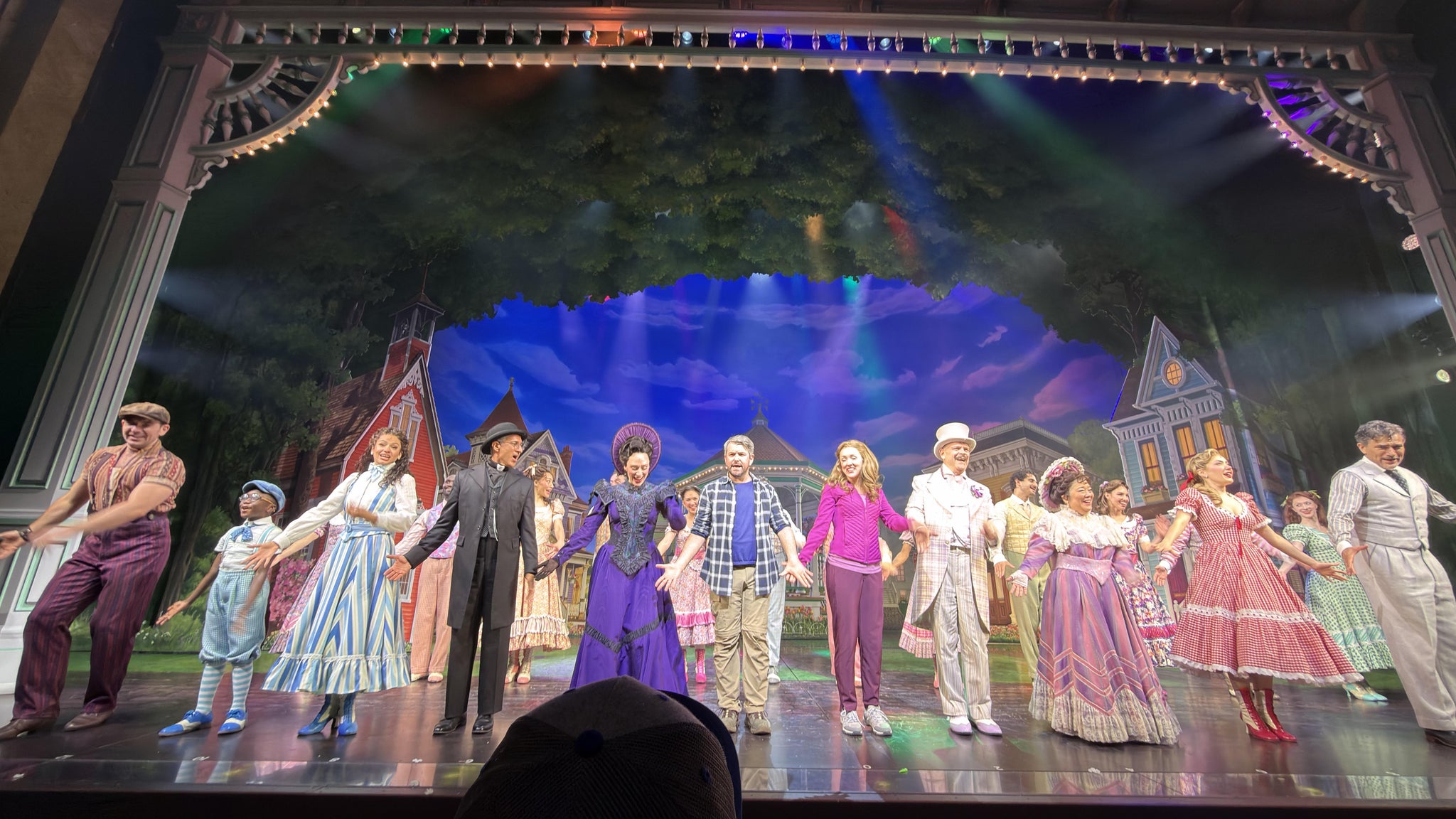 Real Fan View taken from Orchestra Center at Nederlander Theatre - NY by David A