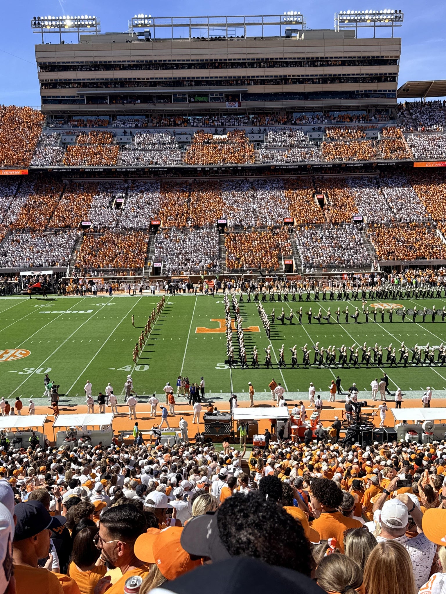 Real Fan View taken from Section D at Neyland Stadium by Clarence S