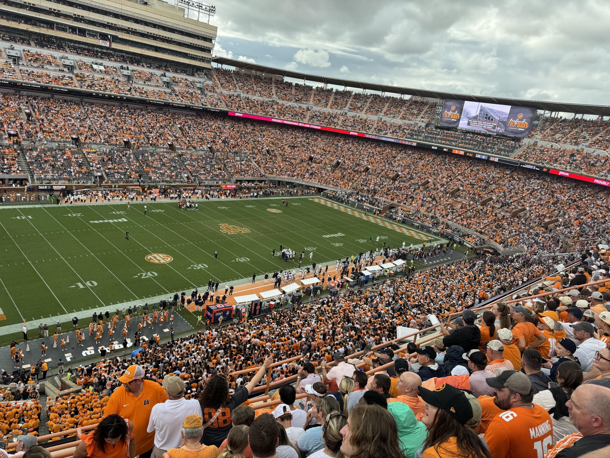 Real Fan View taken from Section GG at Neyland Stadium by Jeffrey S